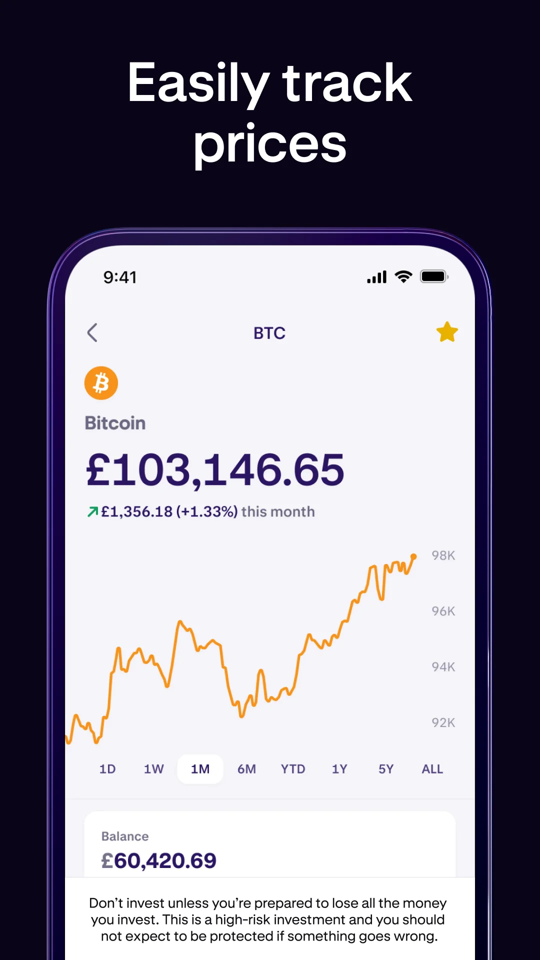 لقطة شاشة اشترِ بتكوین والكریبتو Kraken %د