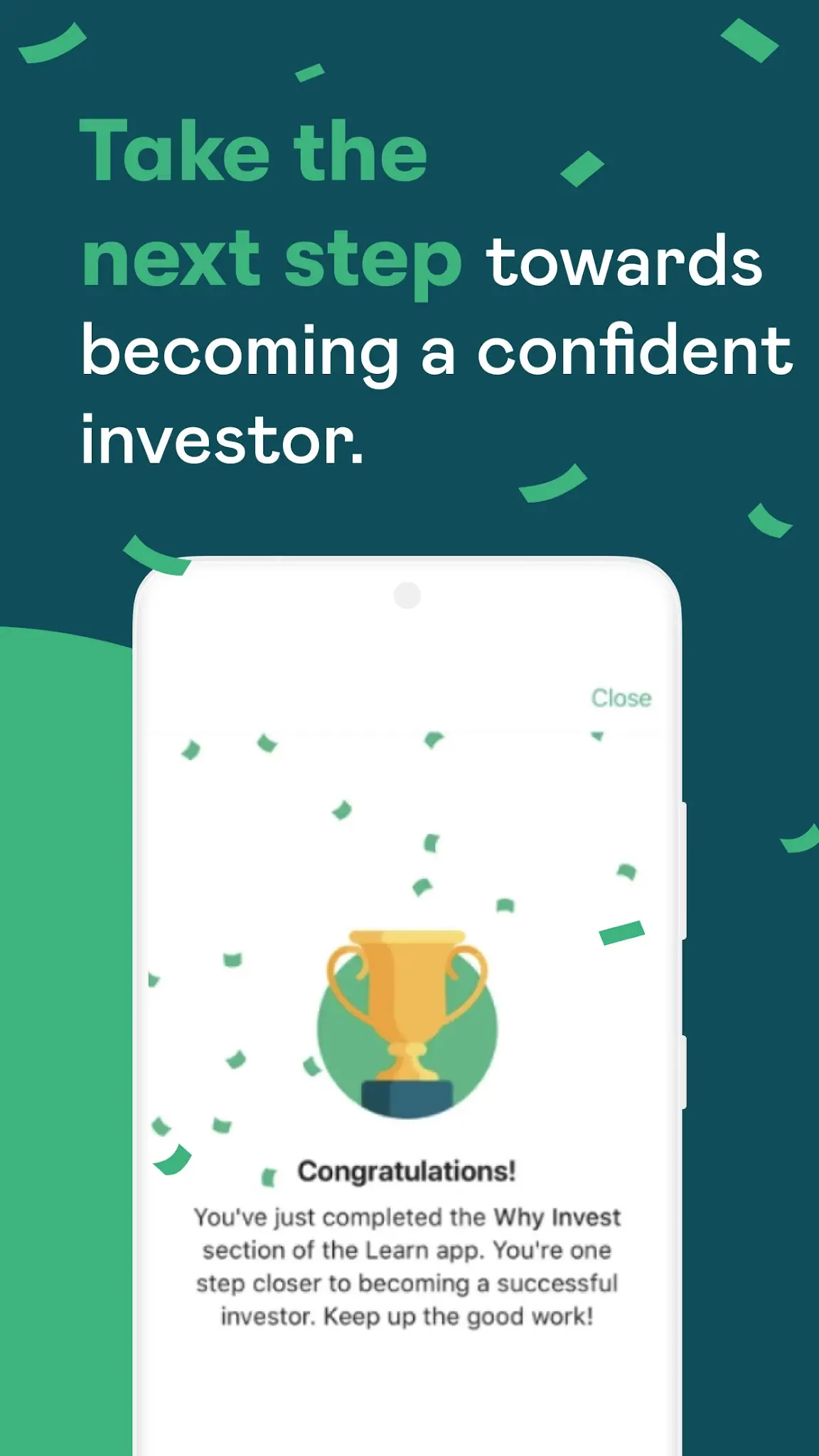 Снимка на екрана Learn: Stock Market Investing 7