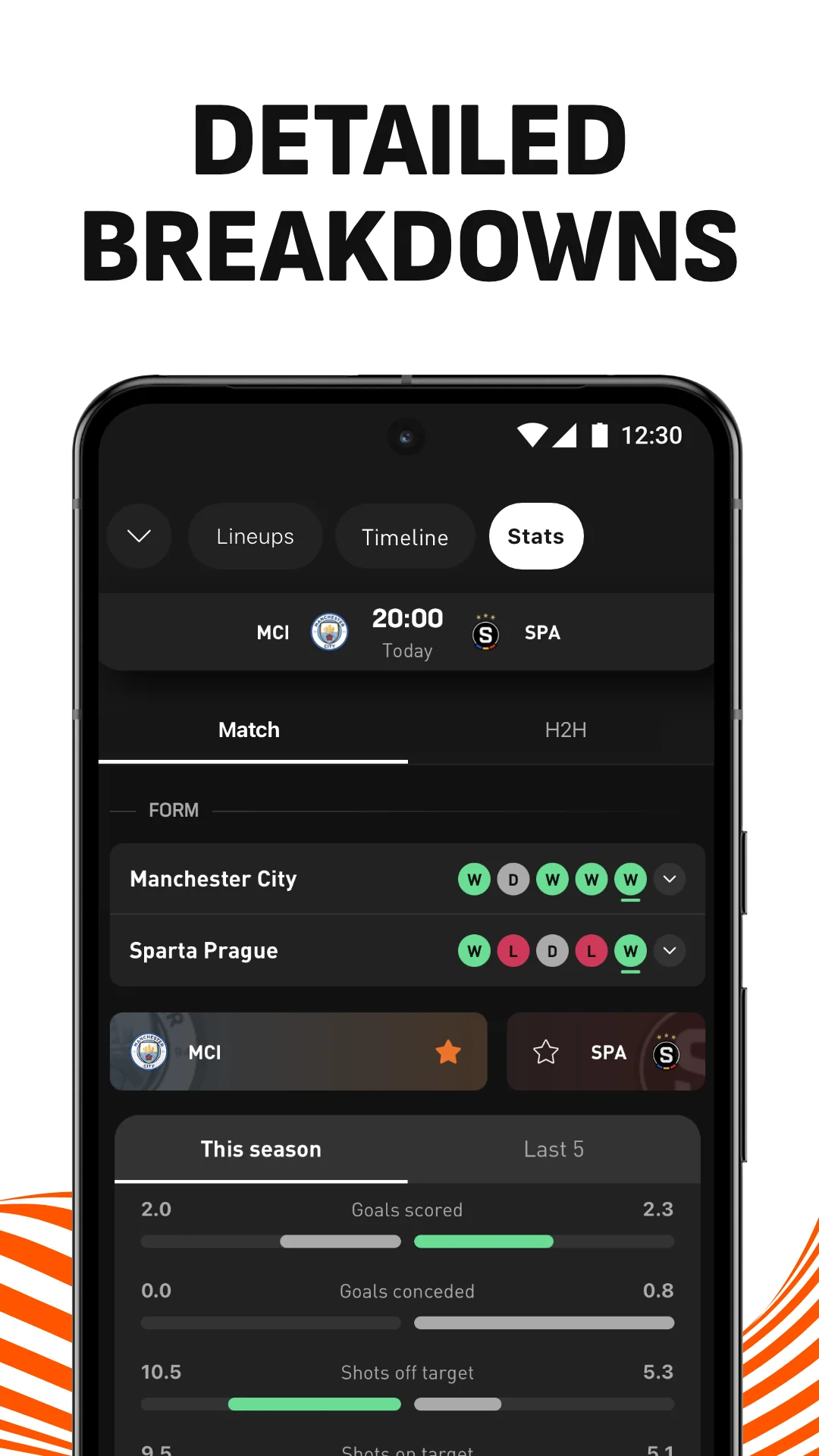Captura de tela LiveScore: Live Sports Scores 7