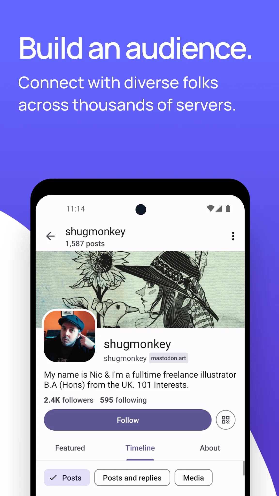 Captura de tela Mastodon 3