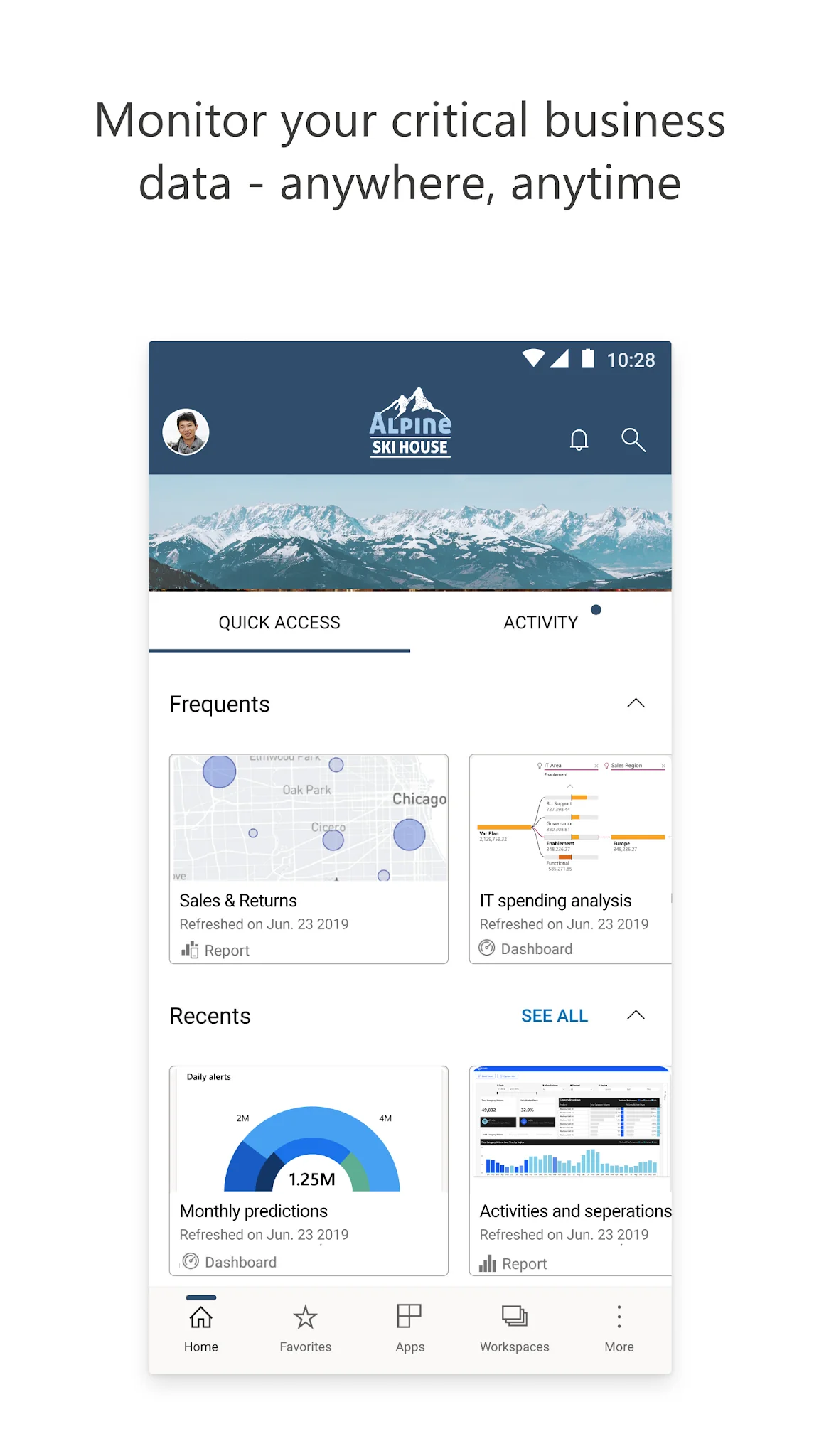 Скриншот Microsoft Power BI 1
