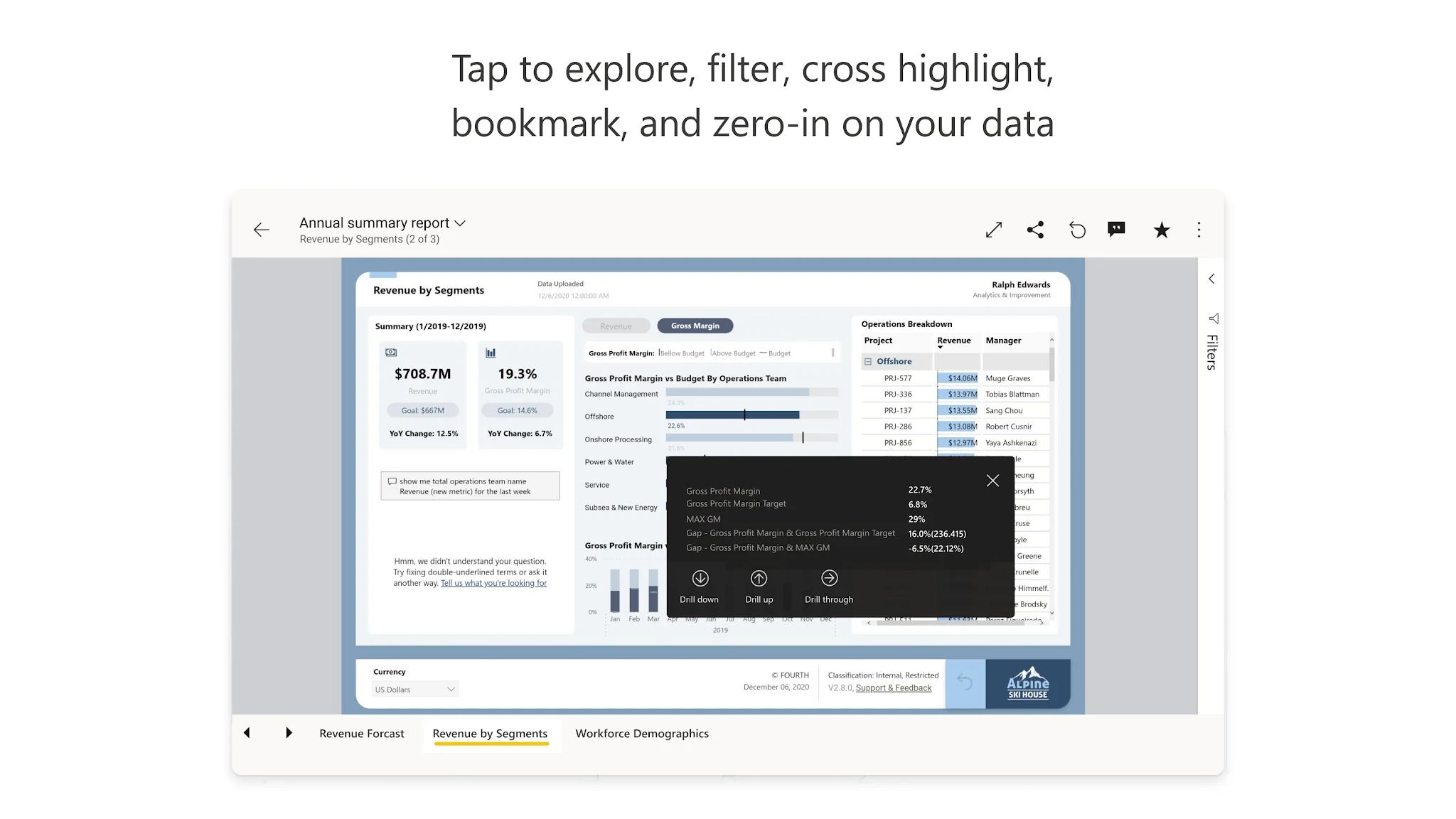 Скриншот Microsoft Power BI 8