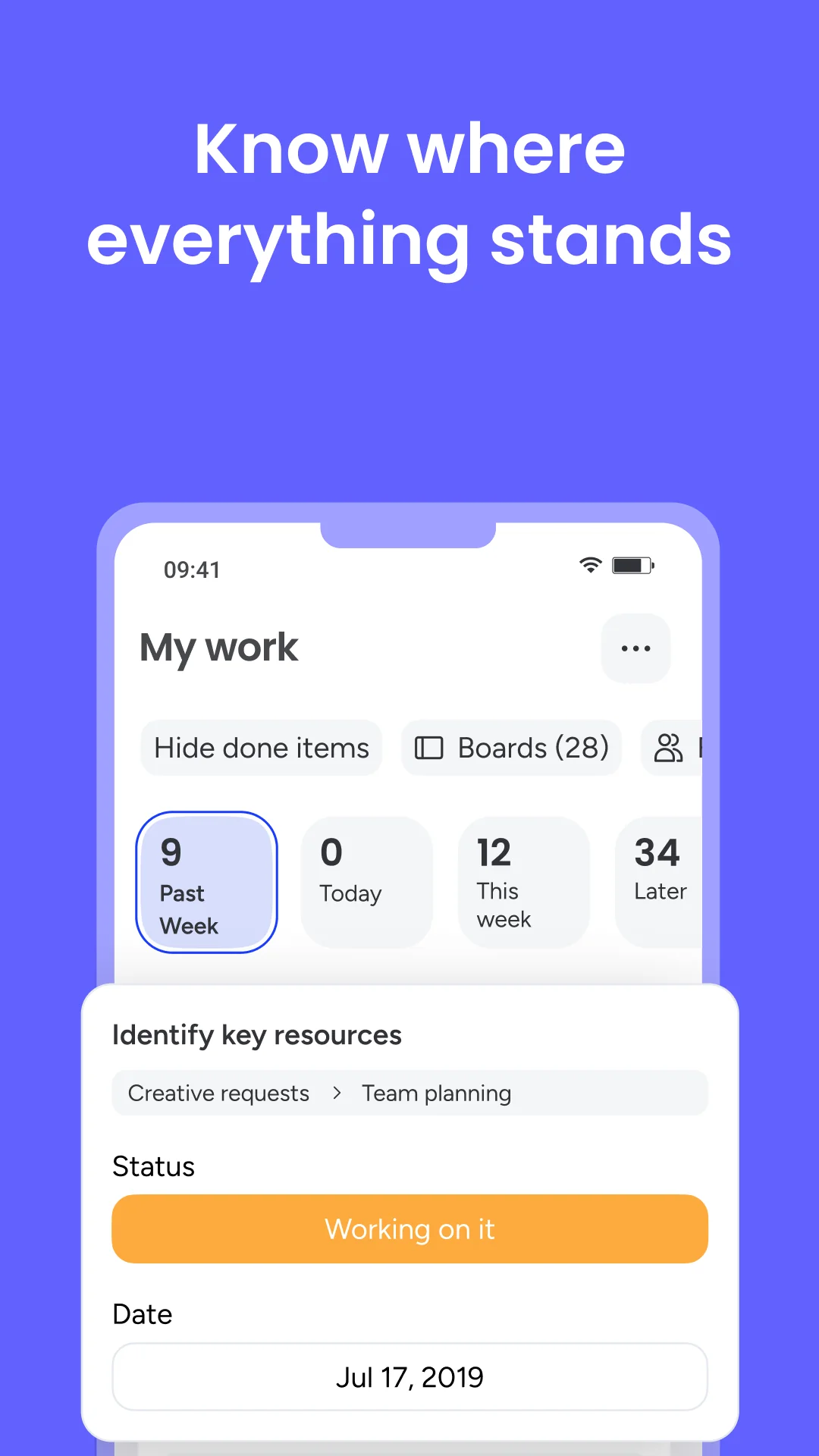 Скриншот monday.com: управление работой 2