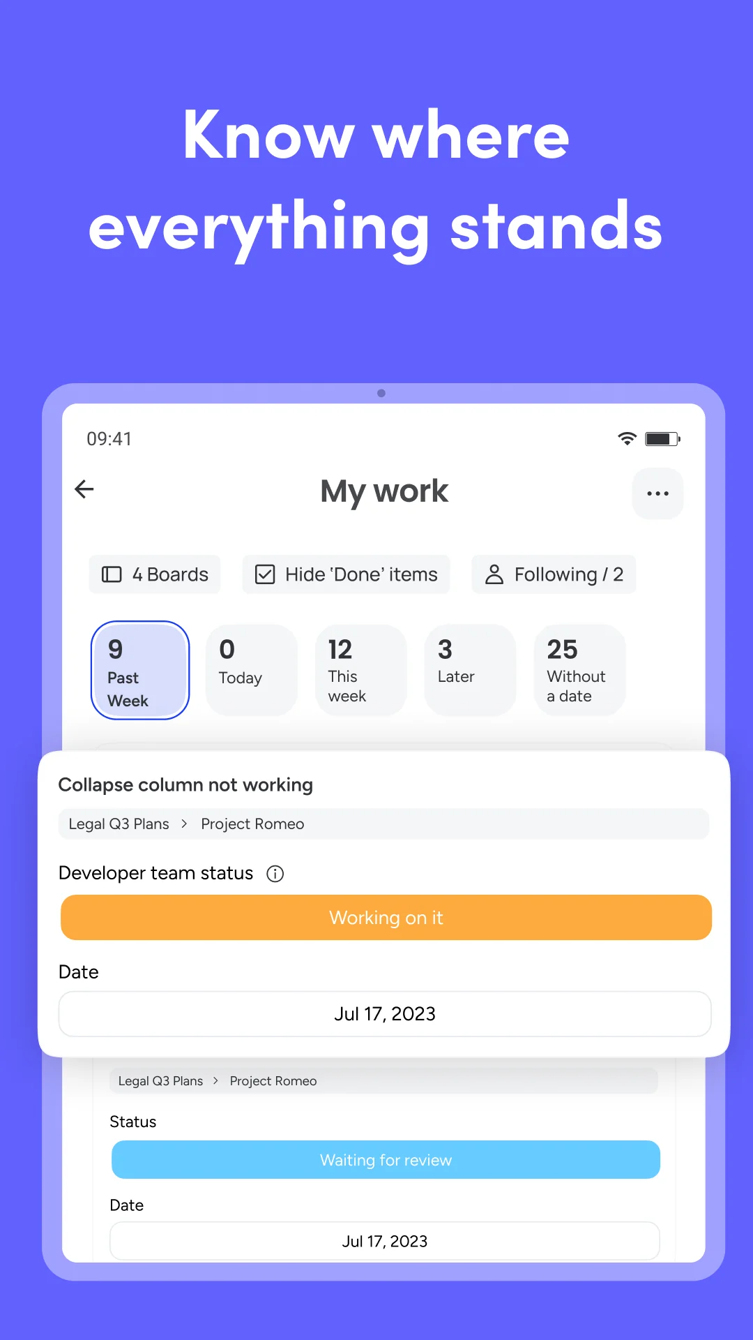 Скриншот monday.com: управление работой 8