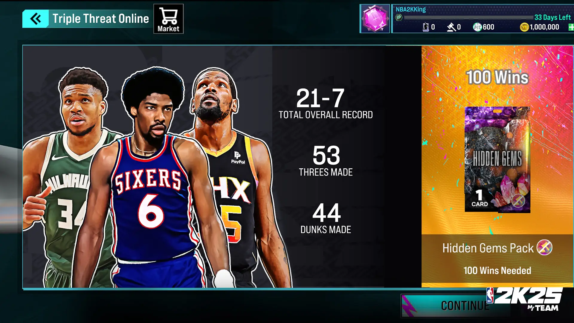 Screenshot NBA 2K25 MyTEAM 8