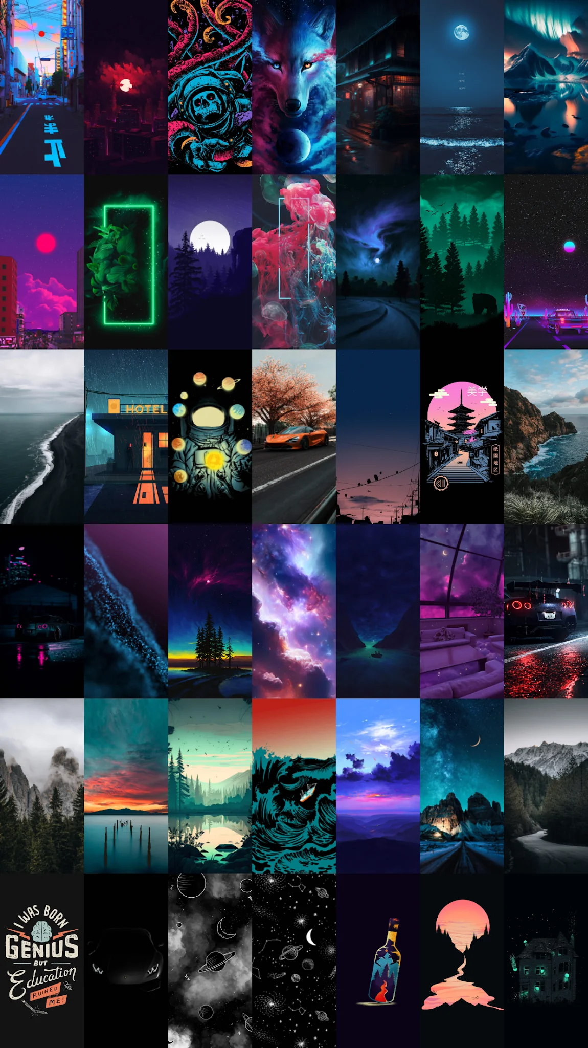 Ảnh chụp màn hình Walli Wallpapers 4K - Hình nền 2