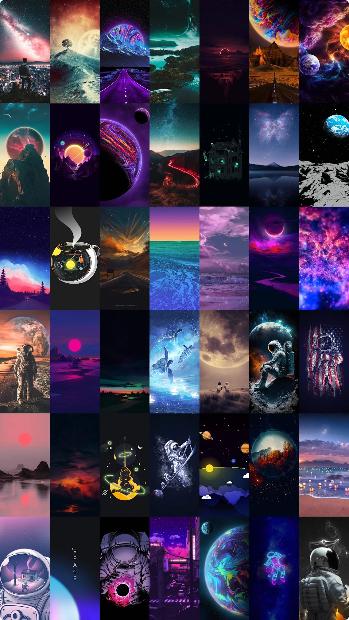 Ảnh chụp màn hình Walli Wallpapers 4K - Hình nền 4