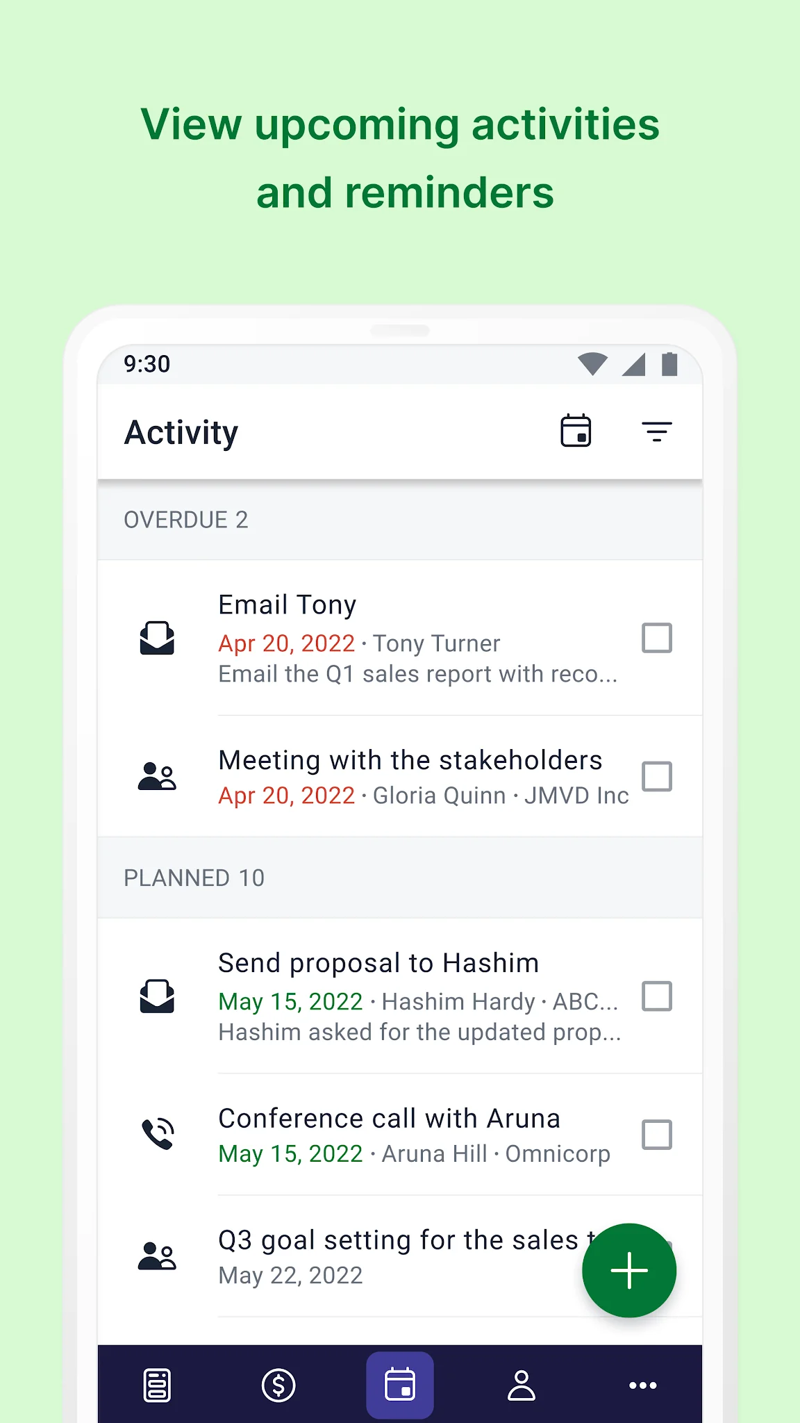 Screenshot CRM Mobile: Pipedrive 3