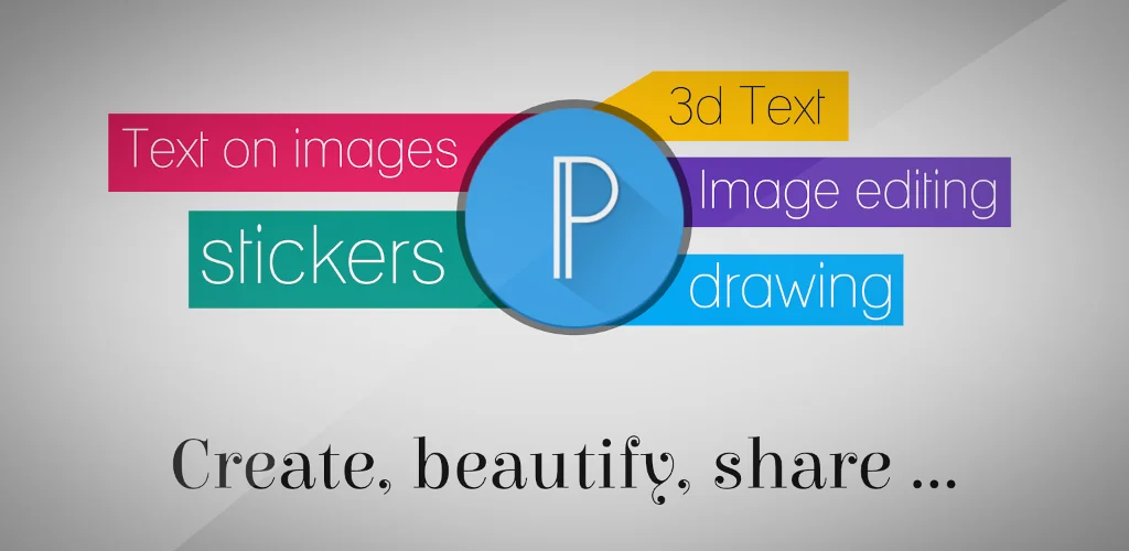 PixelLab अनुप्रयोग Android के लिए कवर आर्ट
