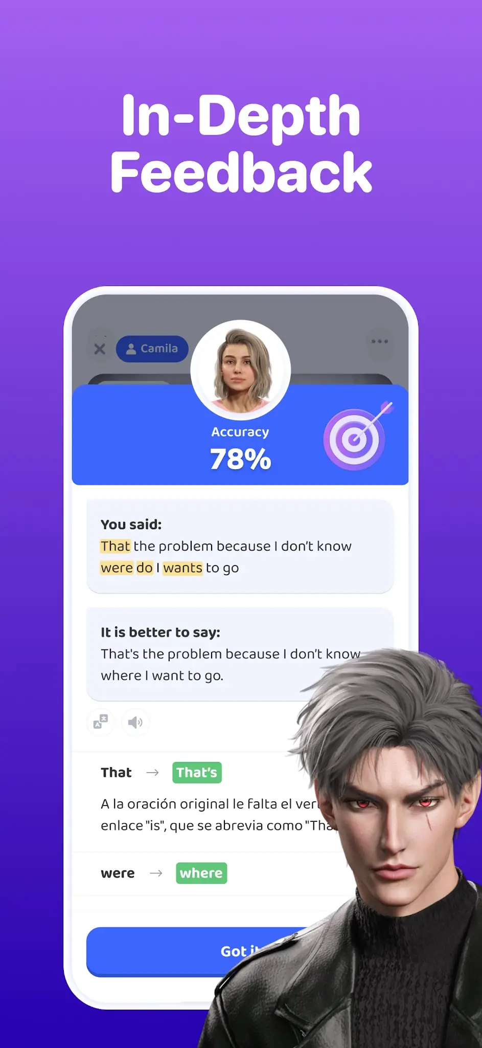 Screenshot Praktika – AI Language Tutor 6