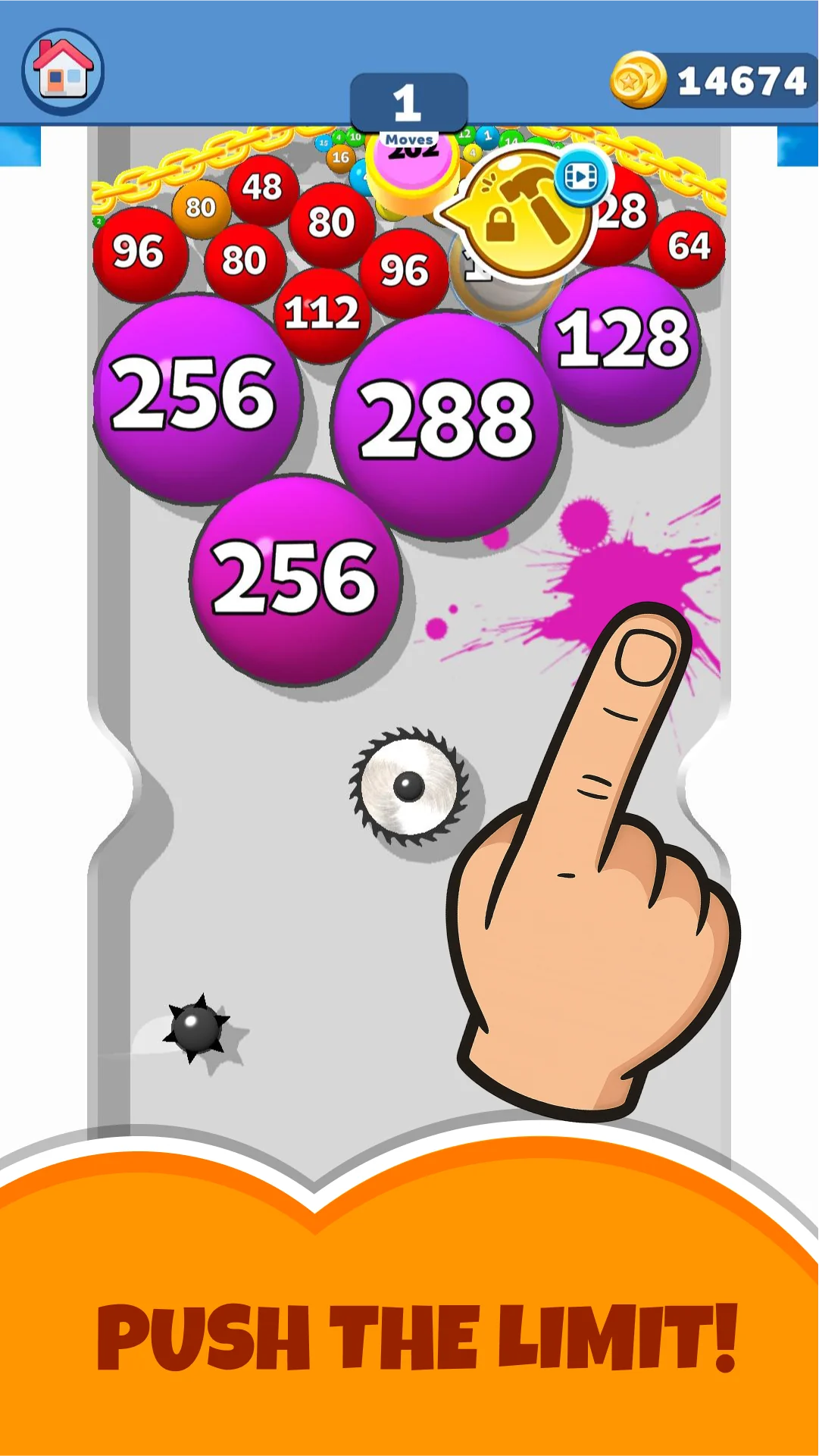 Скріншот Puff Up - Balloon puzzle game 1