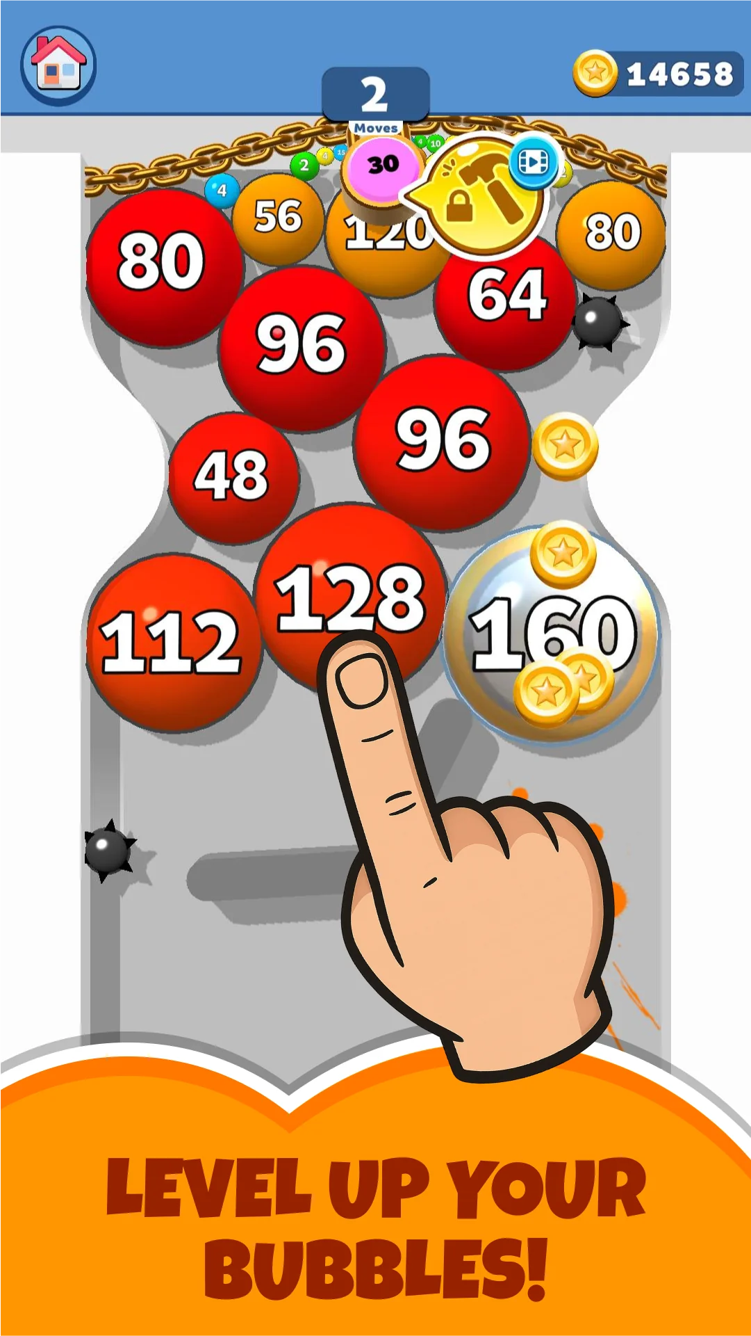 Скріншот Puff Up - Balloon puzzle game 2