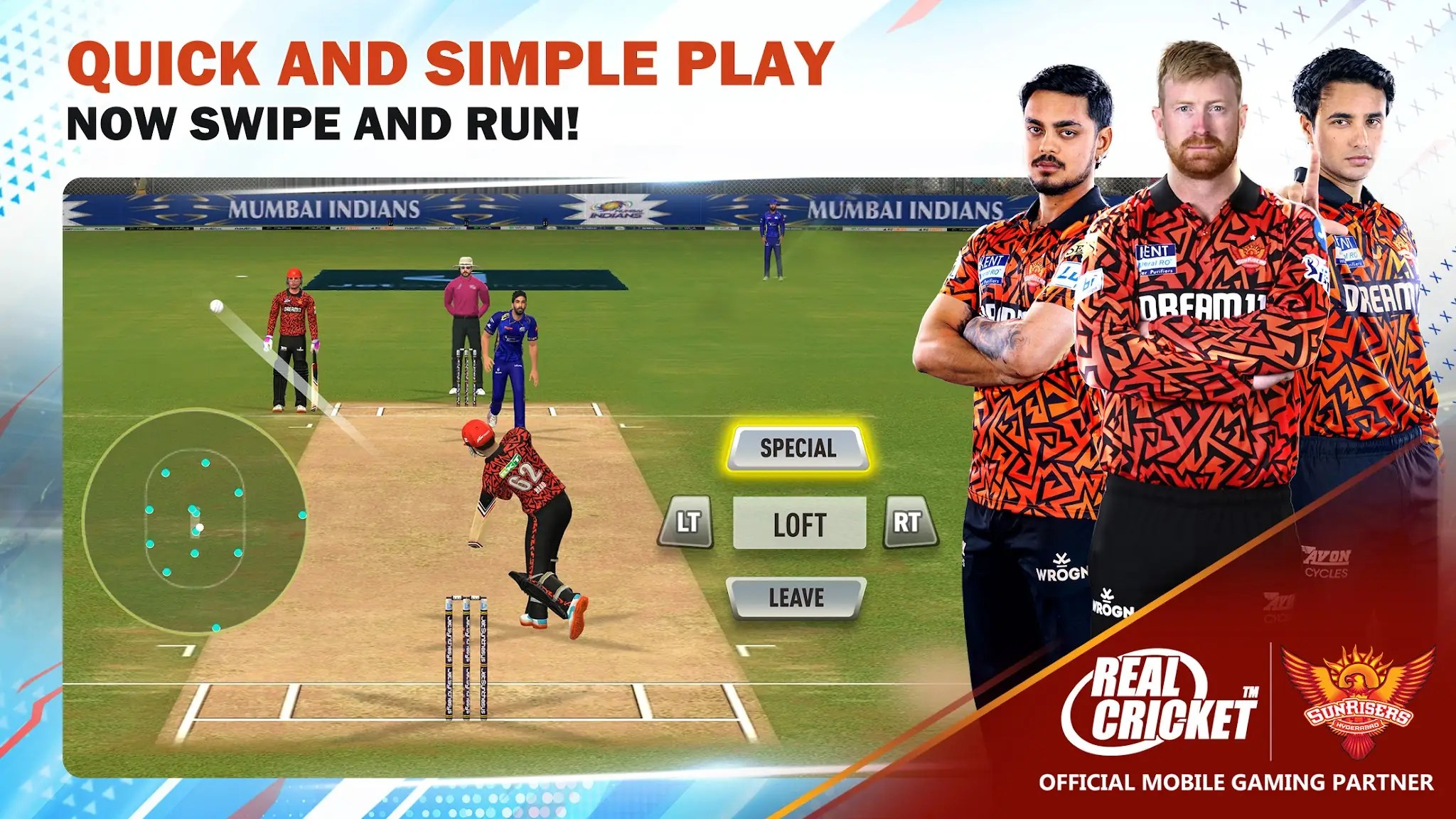 Скриншот Real Cricket™ Swipe 2