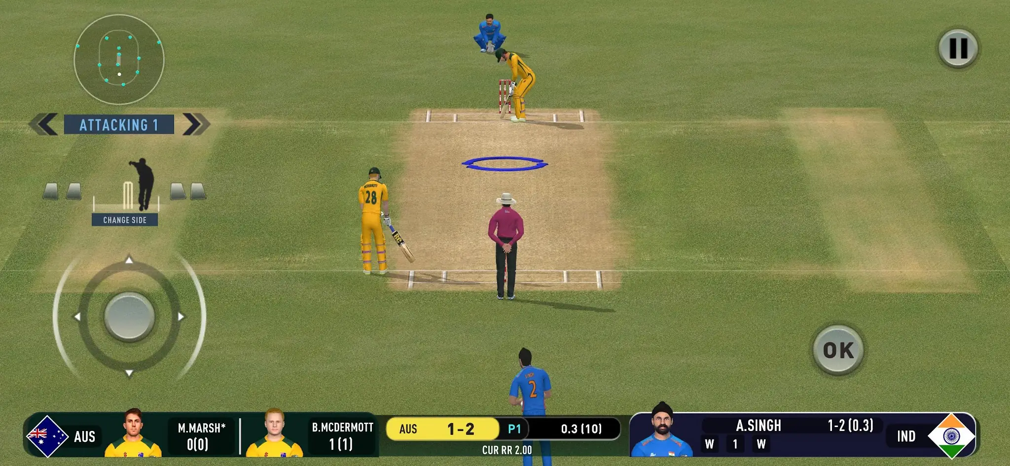 Скриншот Real Cricket™ Swipe 8