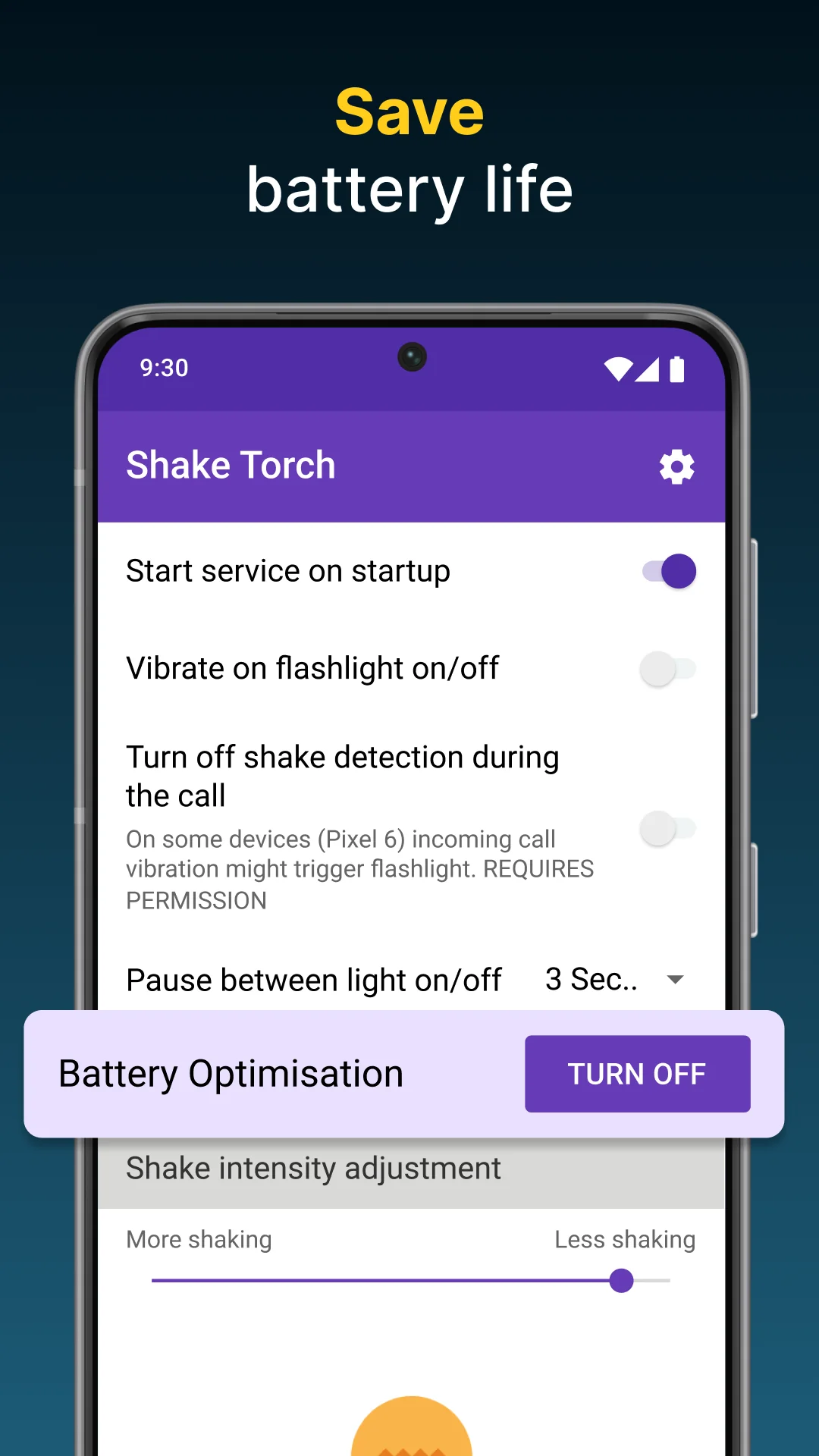 Screenshot Shake Flashlight - Fast Torch 6