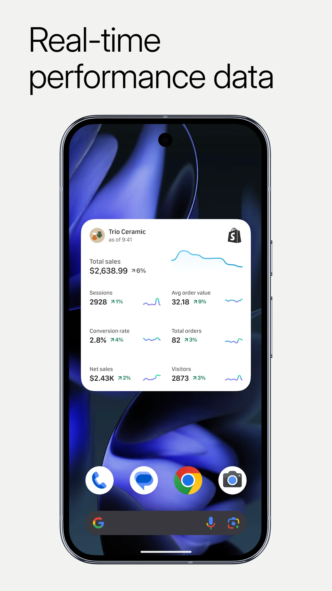 Capture d'écran Shopify: E-commerce mobile 6