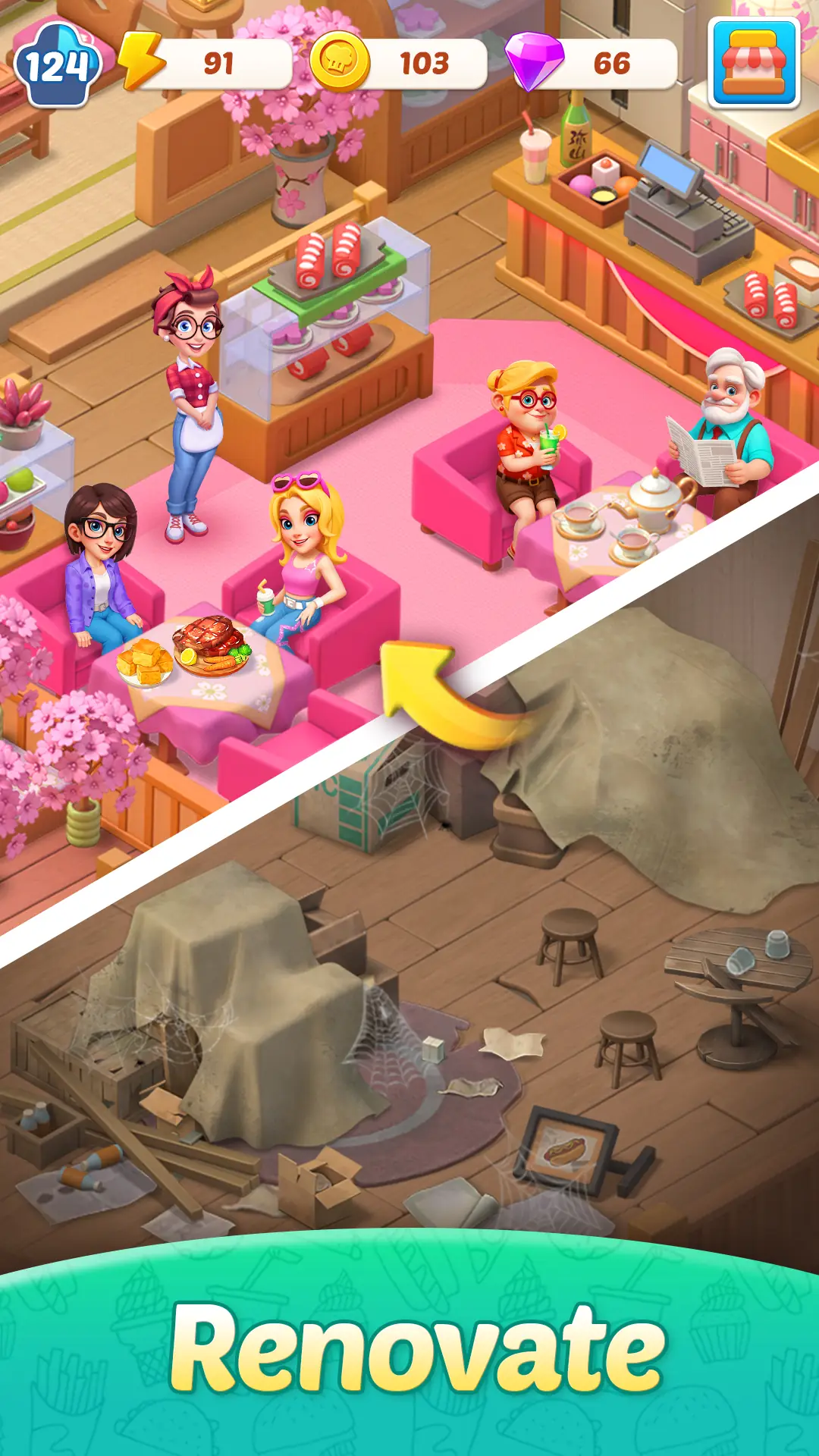 Снимка на екрана Merge Cooking® 4