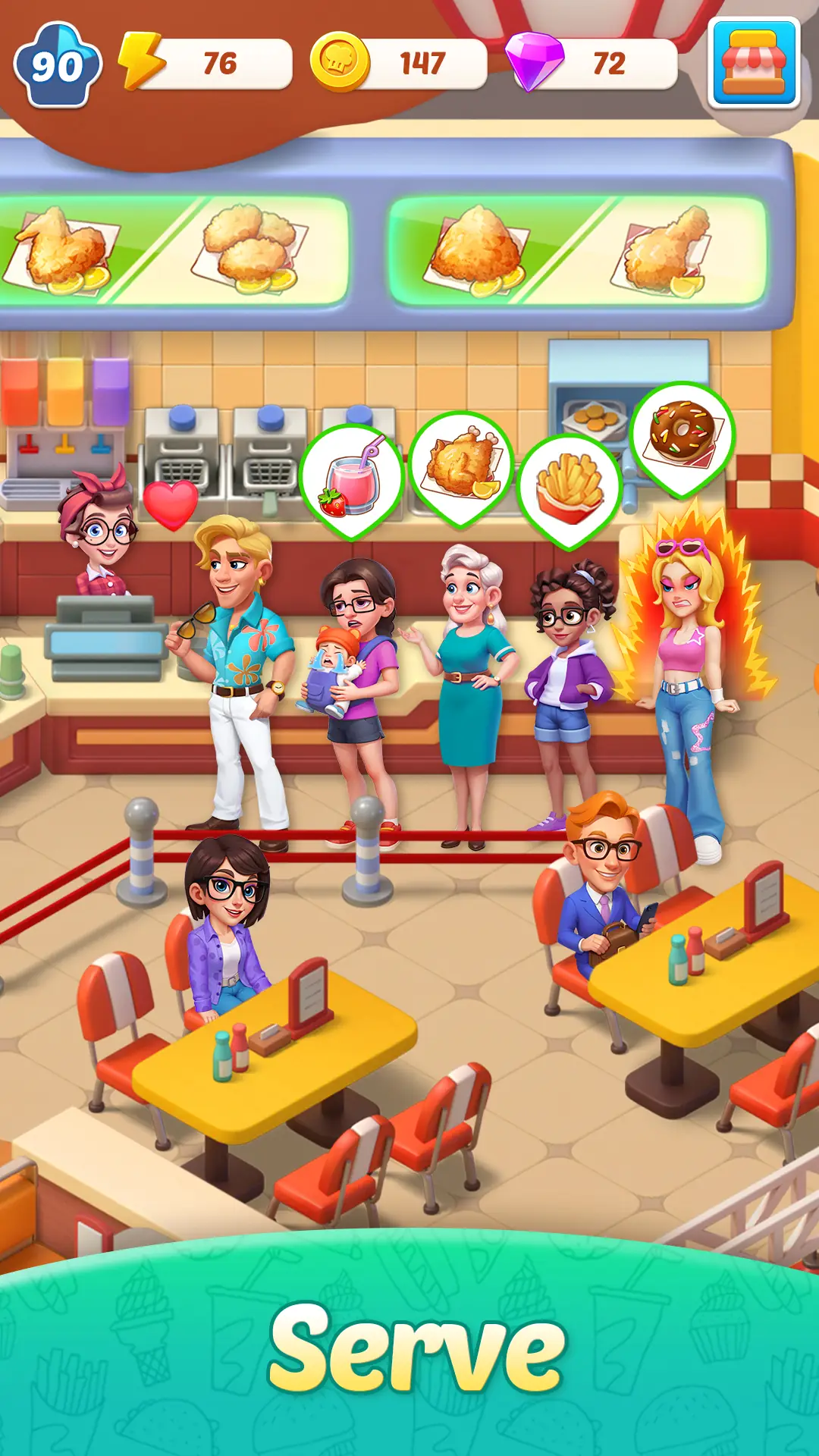Снимка на екрана Merge Cooking® 7