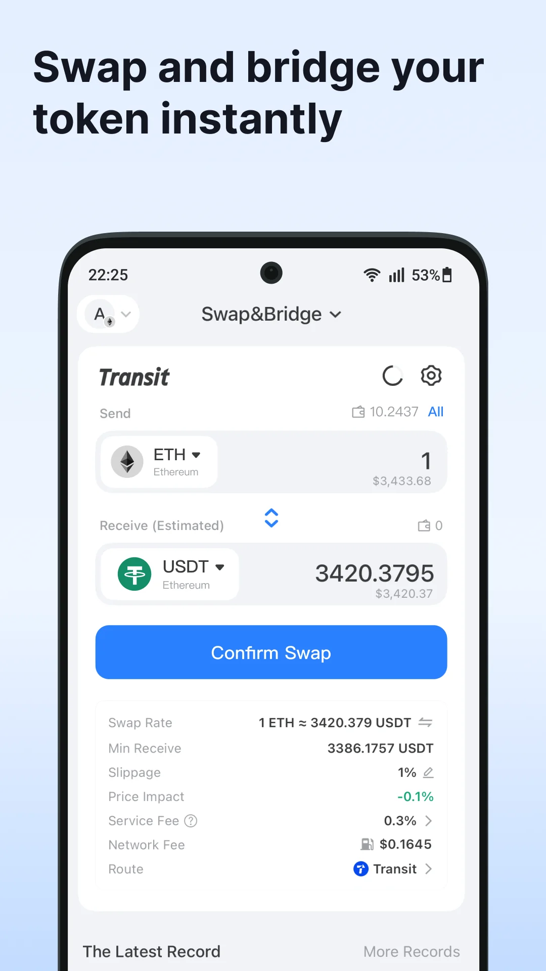 Capture d'écran TokenPocket: Crypto & Bitcoin 2