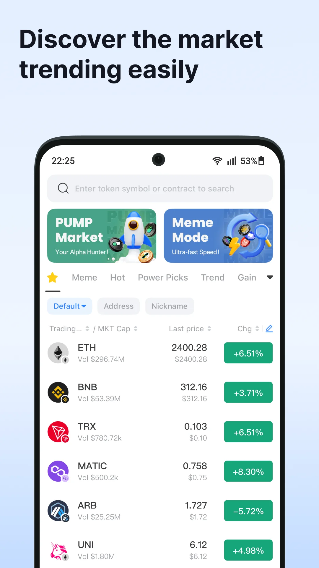 Capture d'écran TokenPocket: Crypto & Bitcoin 3