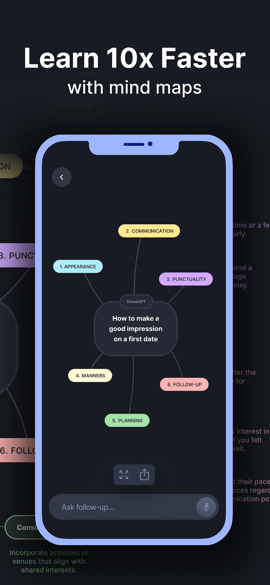 Скриншот VisualMind: AI MindMap/Chatbot 2