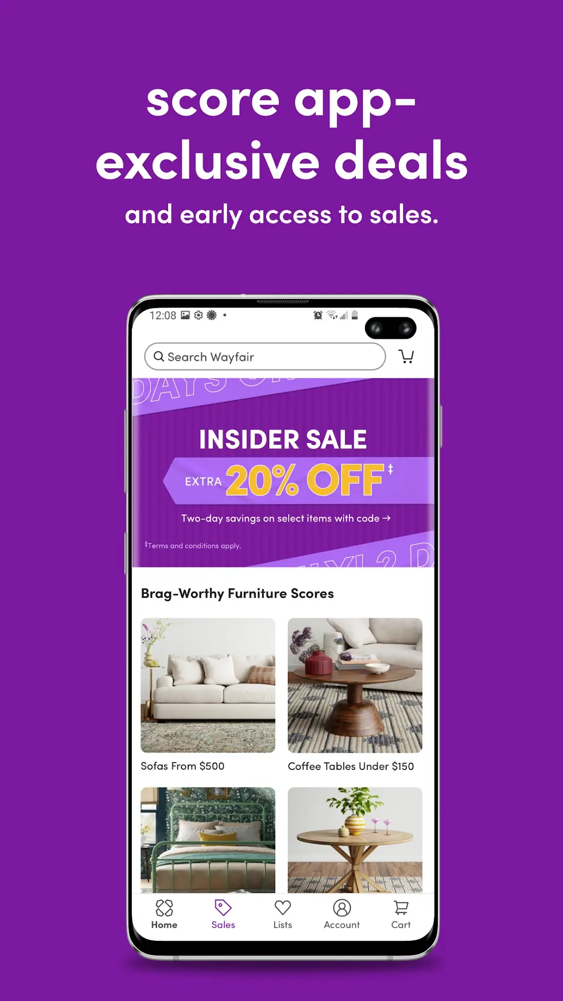 截图 Wayfair - Shop All Things Home 1