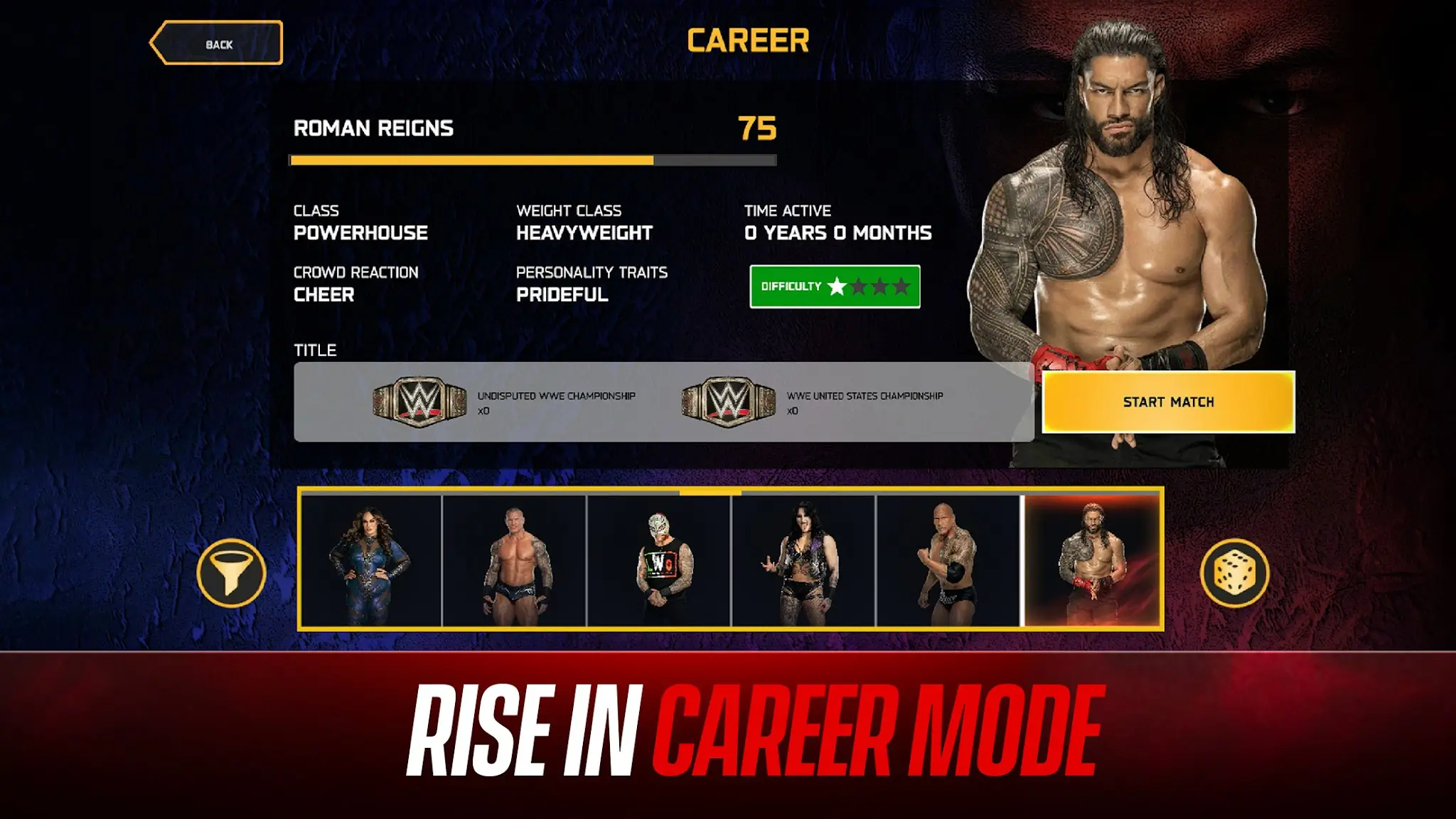 Captură de ecran WWE 2K25: Netflix Edition 4