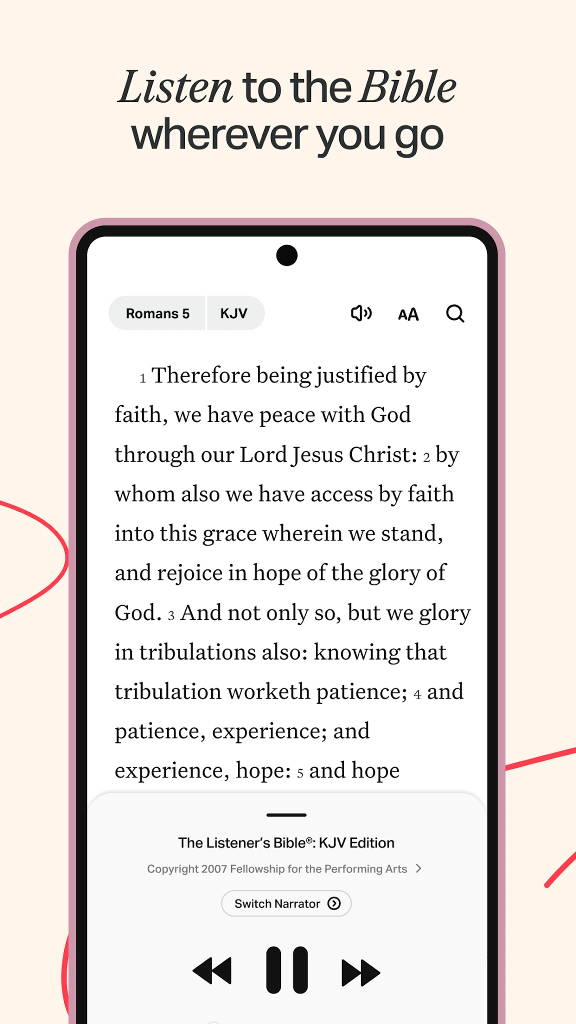 Zrzut ekranu Biblia + Audio 5