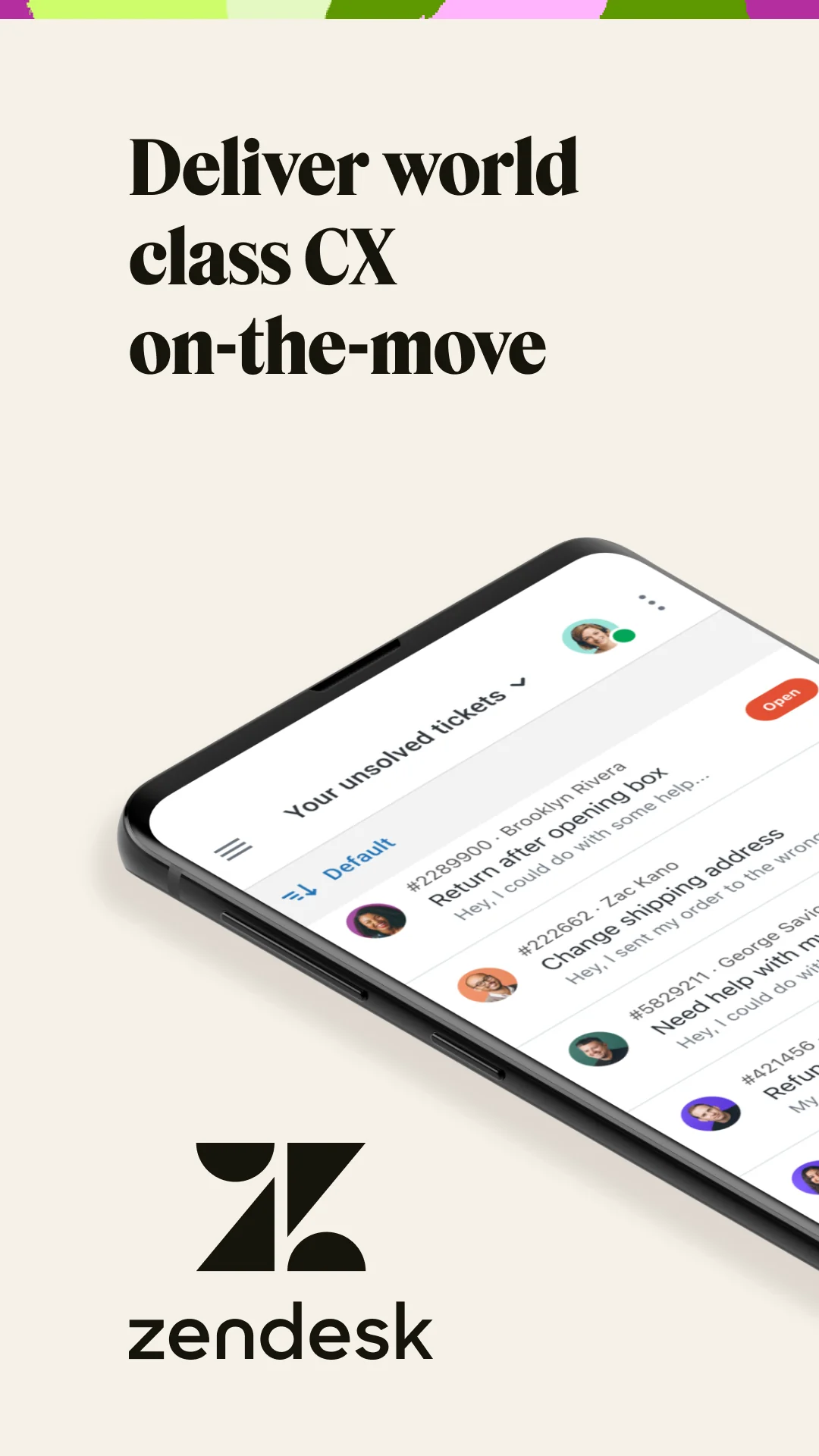 Captura de pantalla Zendesk Support 1