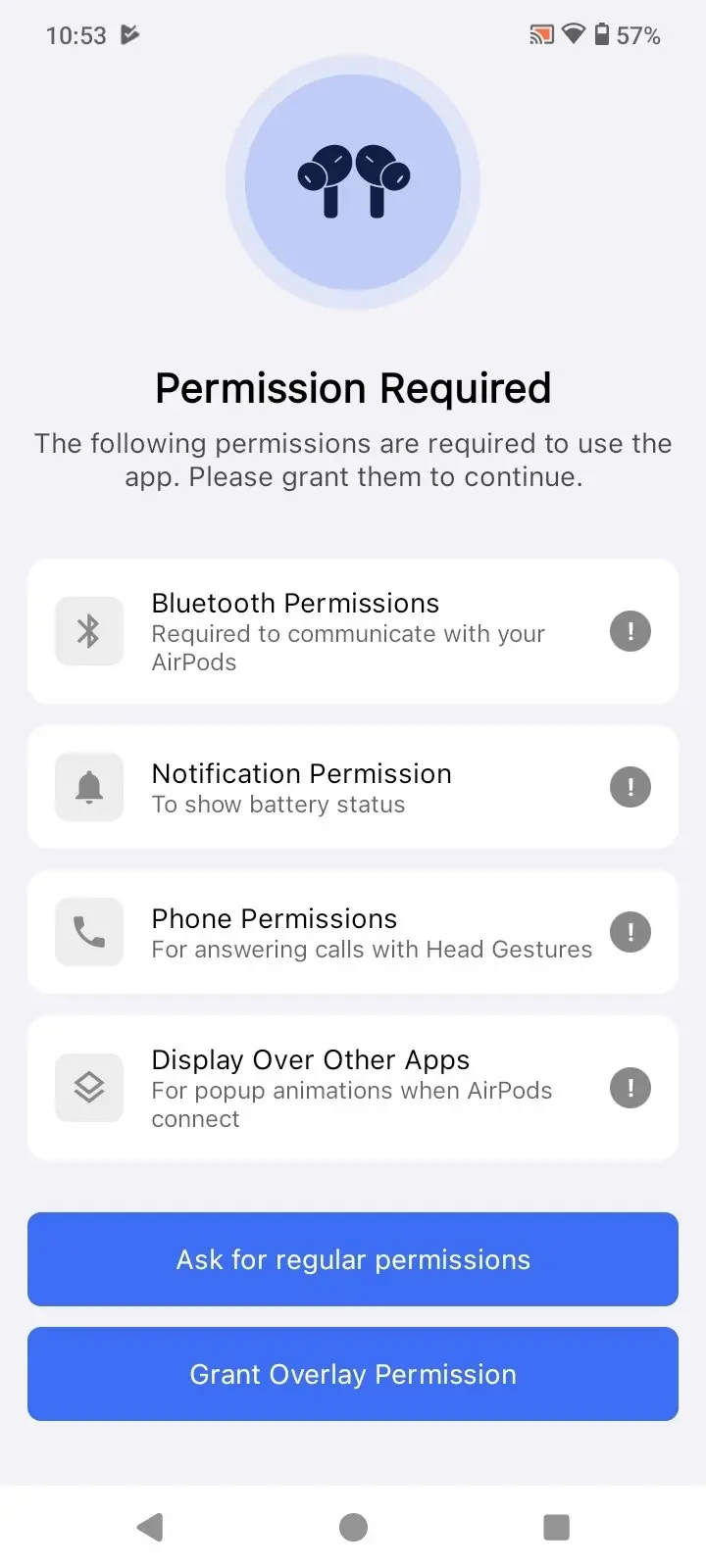Screenshot LibrePods 2