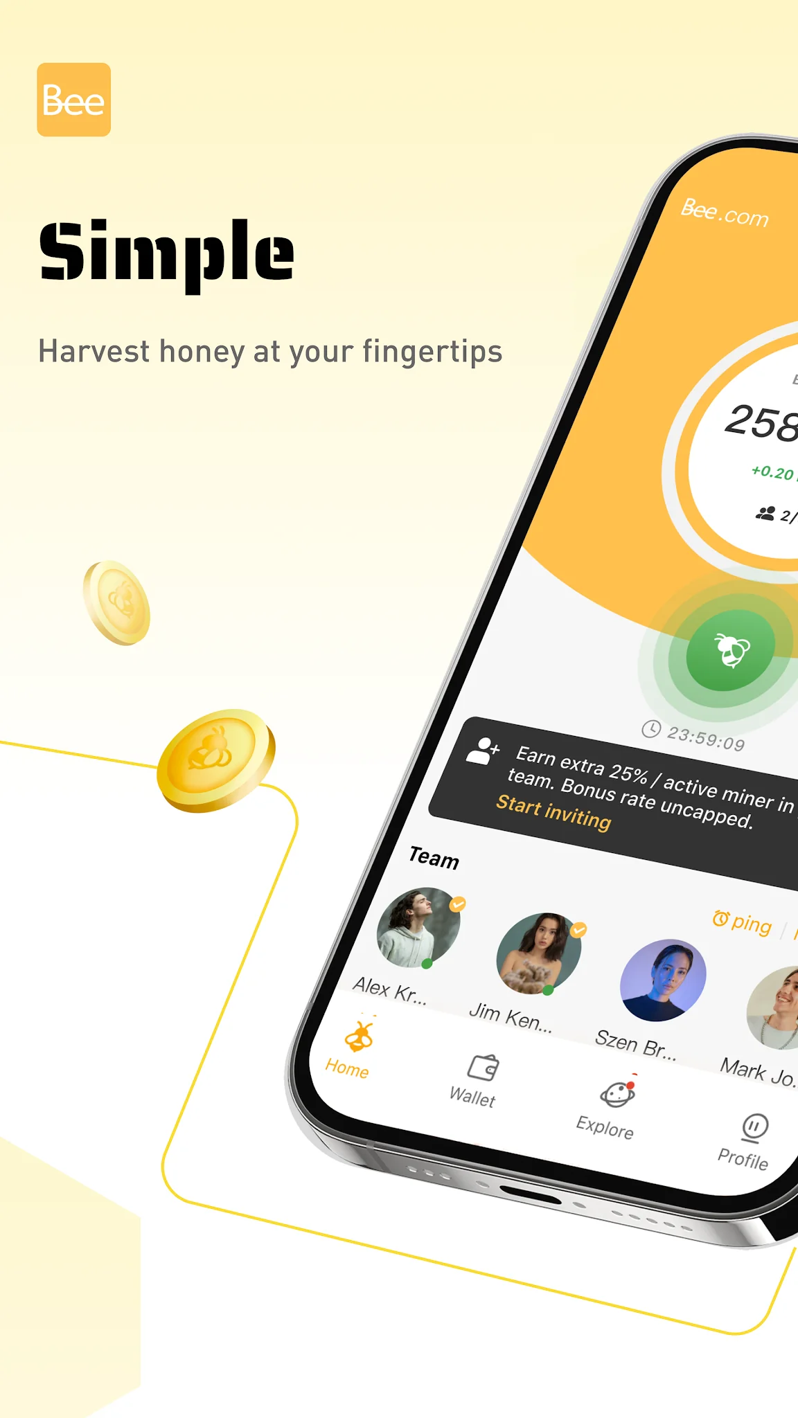 Скриншот Bee Network 1