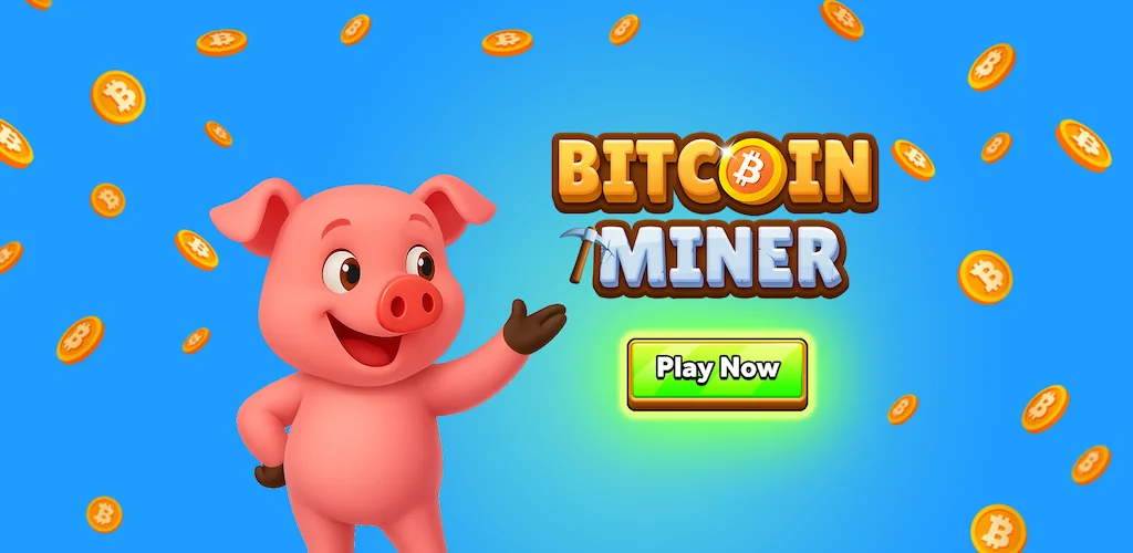 Bitcoin Miner Earn Real Crypto لعبة غلاف فني للأندرويد
