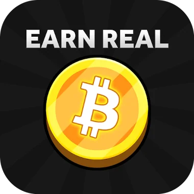 Bitcoin Miner Earn Real Crypto أيقونة
