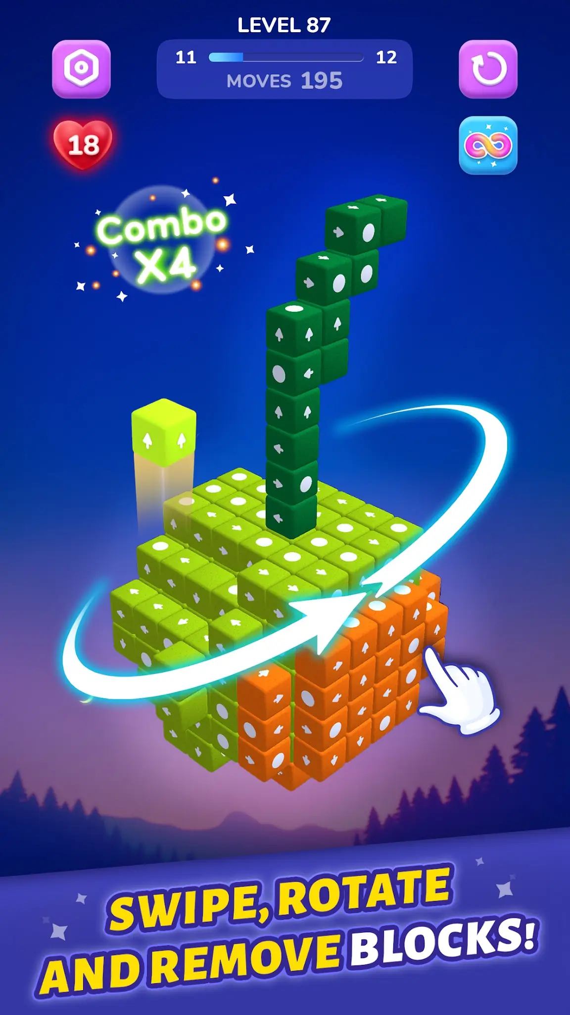 Screenshot Block Away - Tap Out Puzzle 5