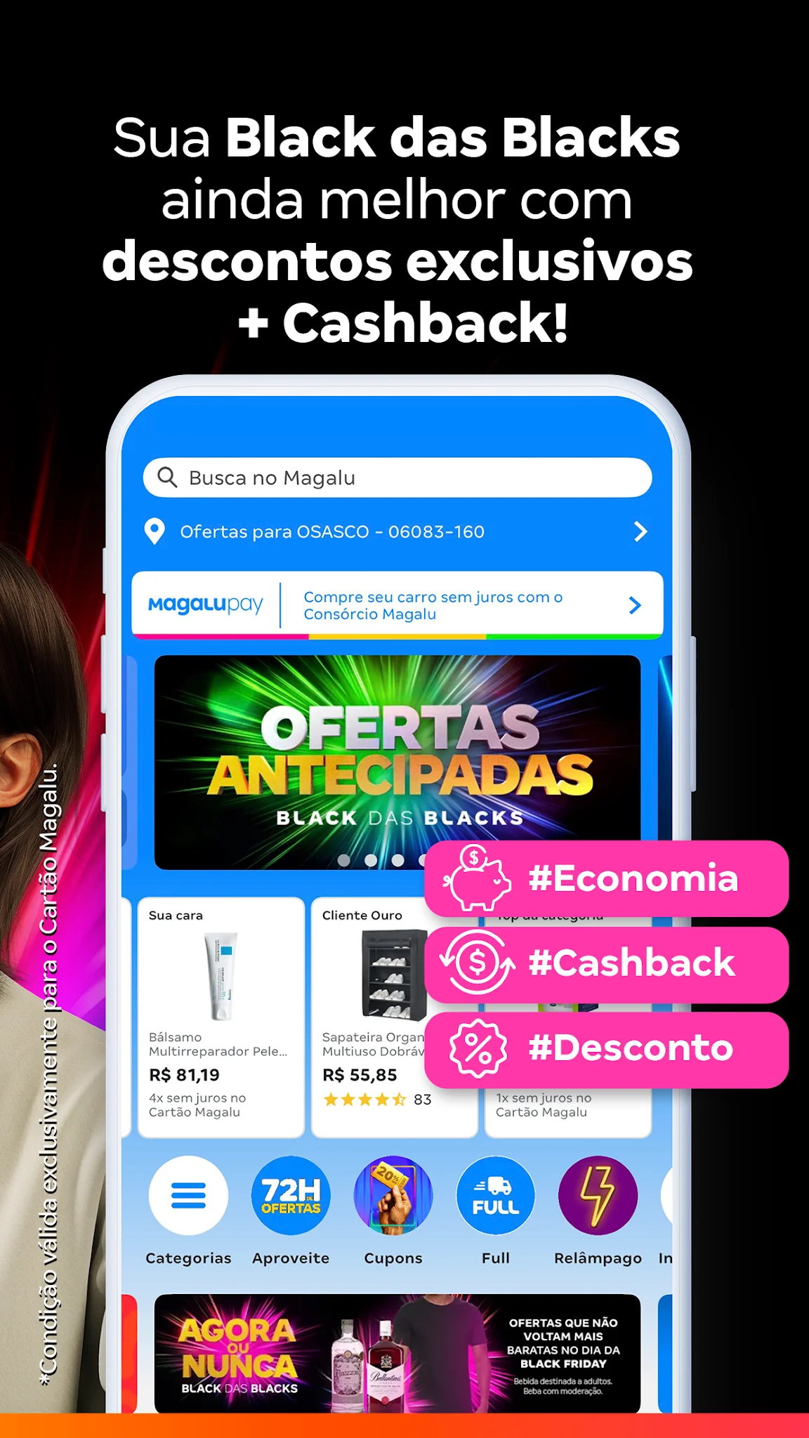 Captură de ecran Cartão Luiza: descontos Magalu 2