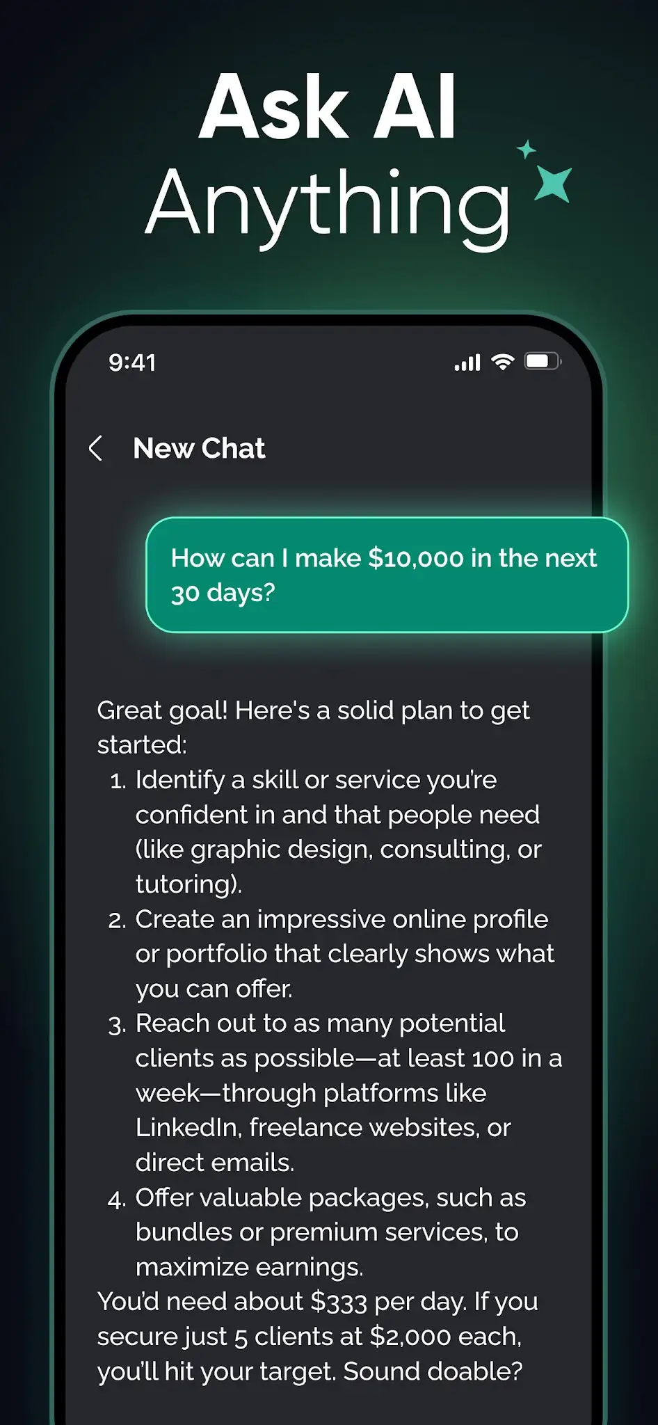 Скриншот Chatbot AI - Chat & Ask AI 2