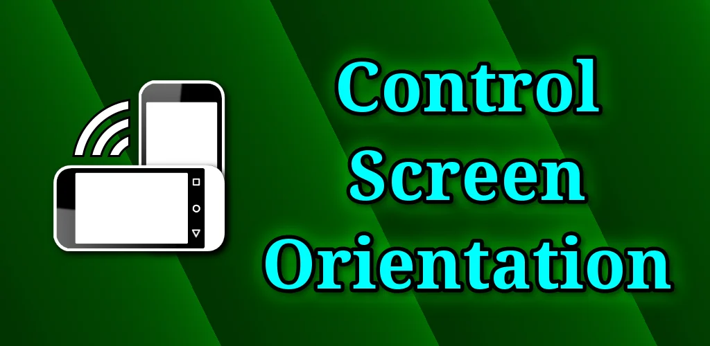 android용 control screen rotation 앱 커버 아트