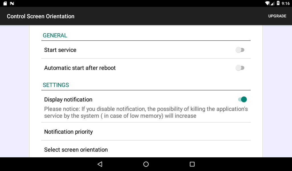 스크린샷 control screen rotation 6