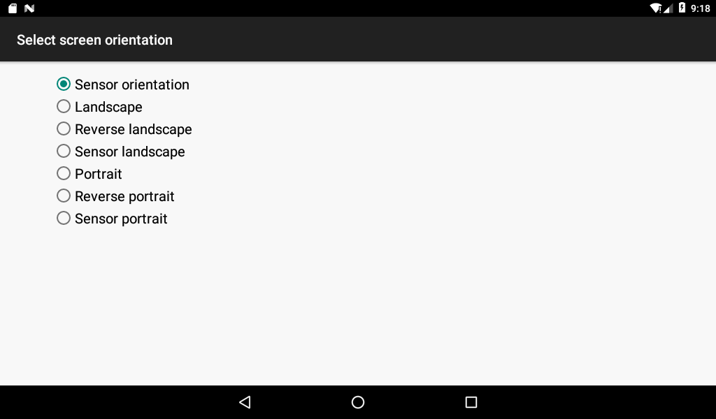 스크린샷 control screen rotation 7