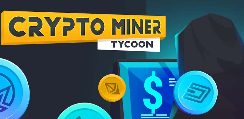 Crypto Miner Tycoon jogo arte da capa para Android