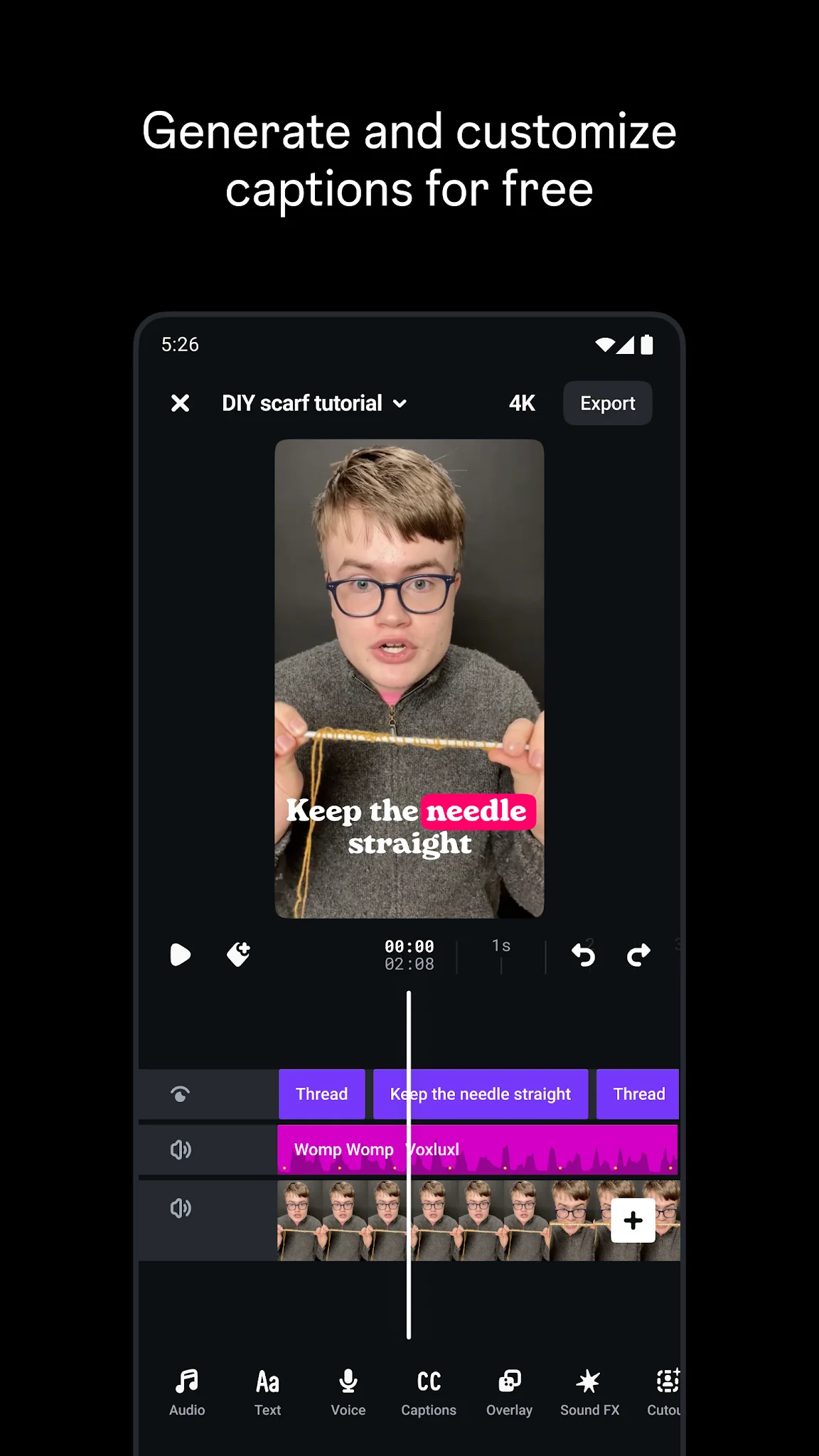 Edits: Videószerkesztő képernyőkép 1