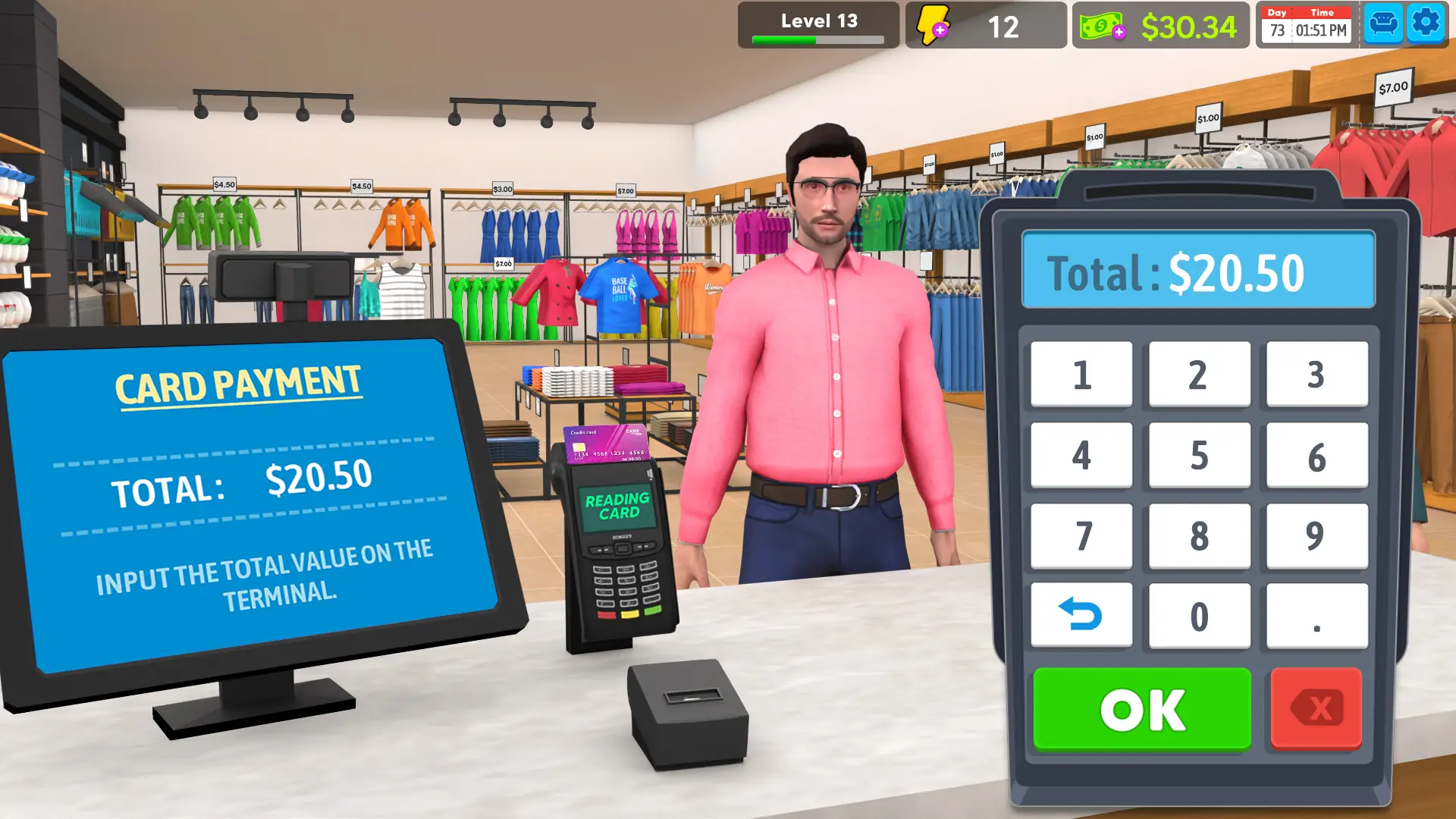Скріншот Garments Shop - Simulator Game 6