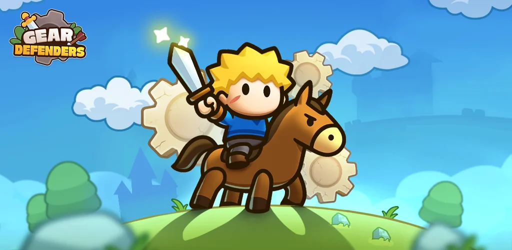 Gear Defenders เกม ภาพปกสำหรับ Android