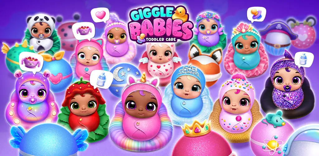 Giggle Babies: Garde d'enfants jeu cover art for Android
