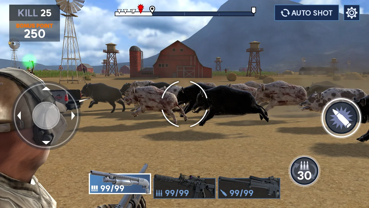 Heli Hog Hunt - Sniper Game képernyőkép 2