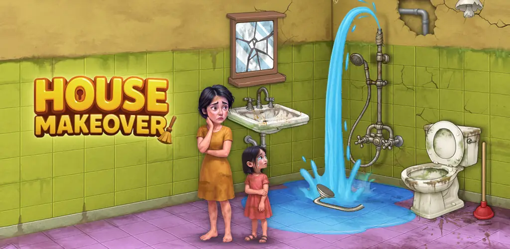 android için House Makeover: ASMR Cleaning oyun kapak resmi