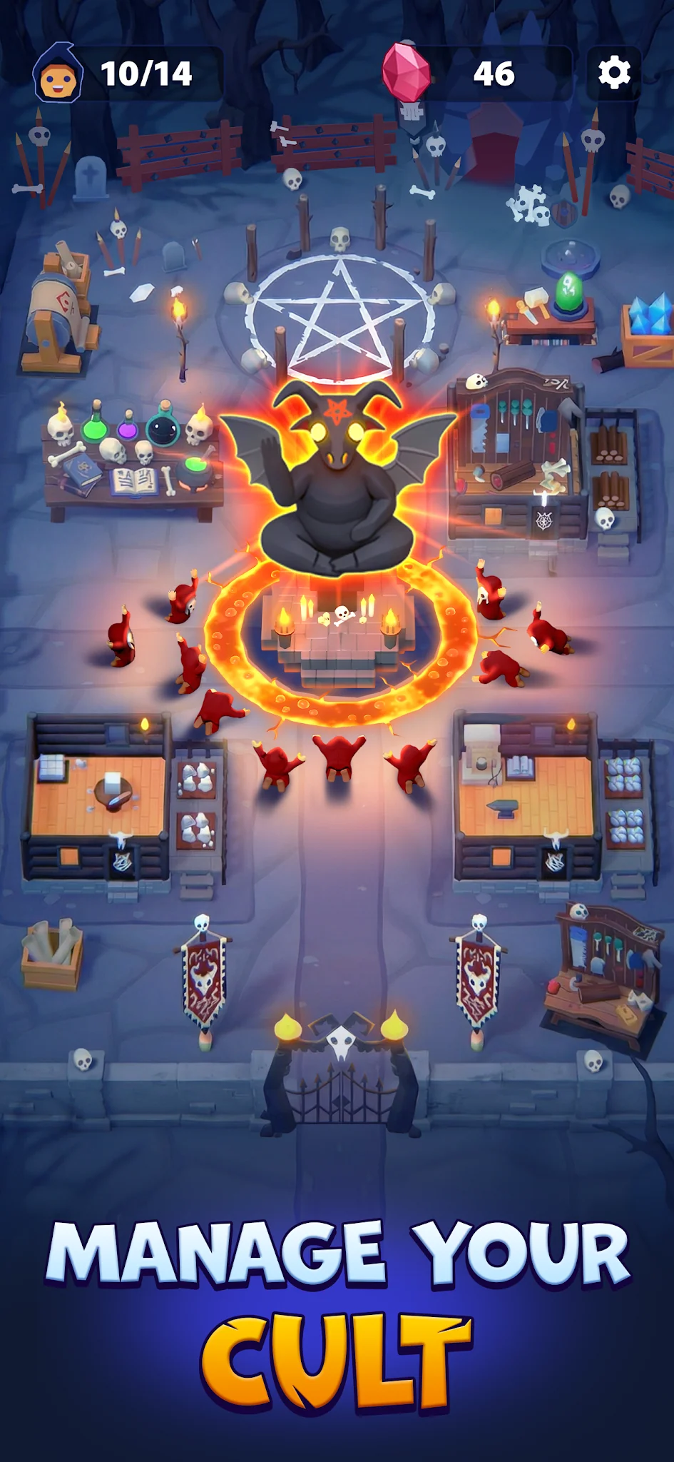 Schermata Idle Cult Empire - Evil Tycoon 1