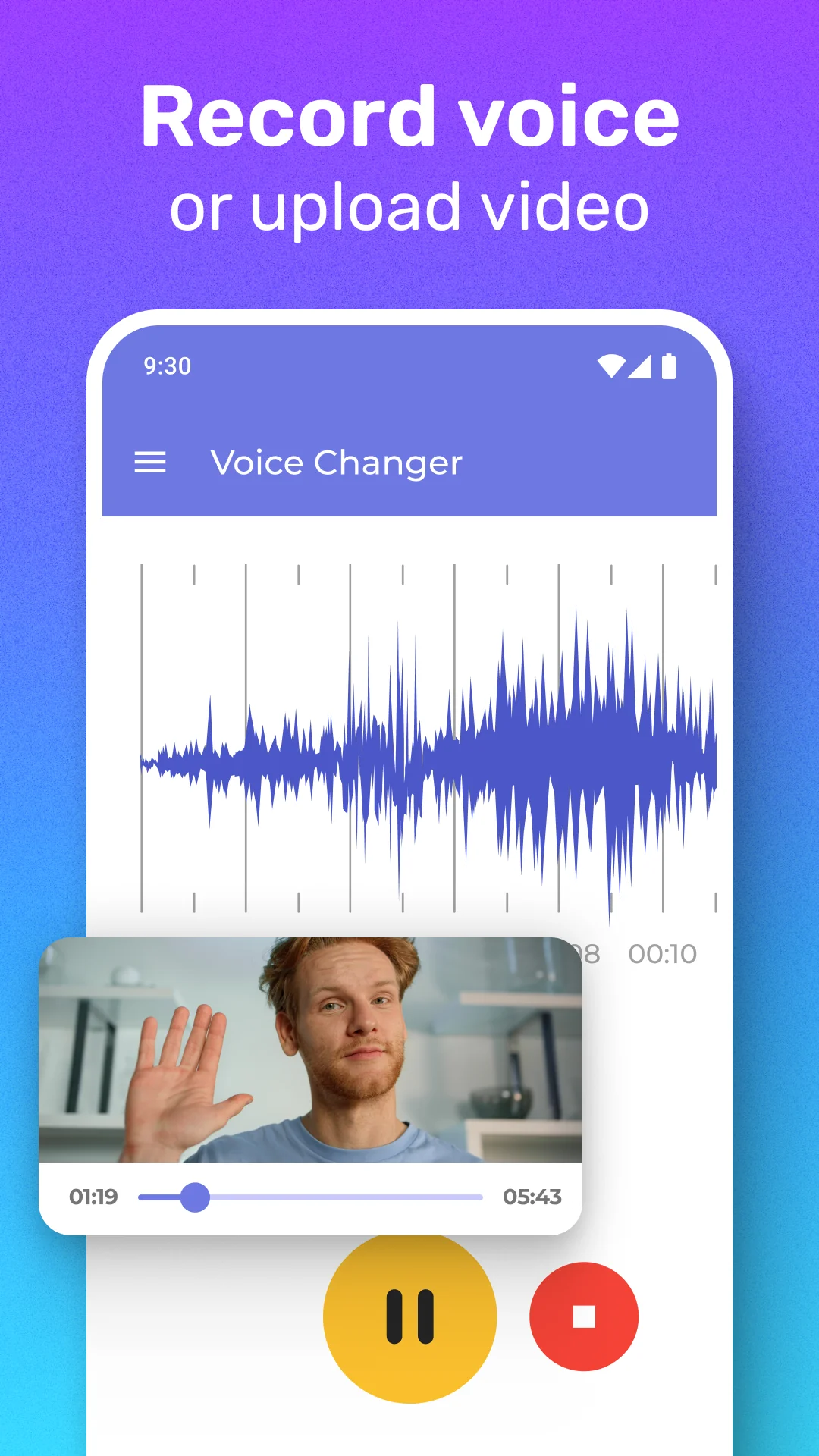 Captura de tela Modificador de voz de vídeo 3