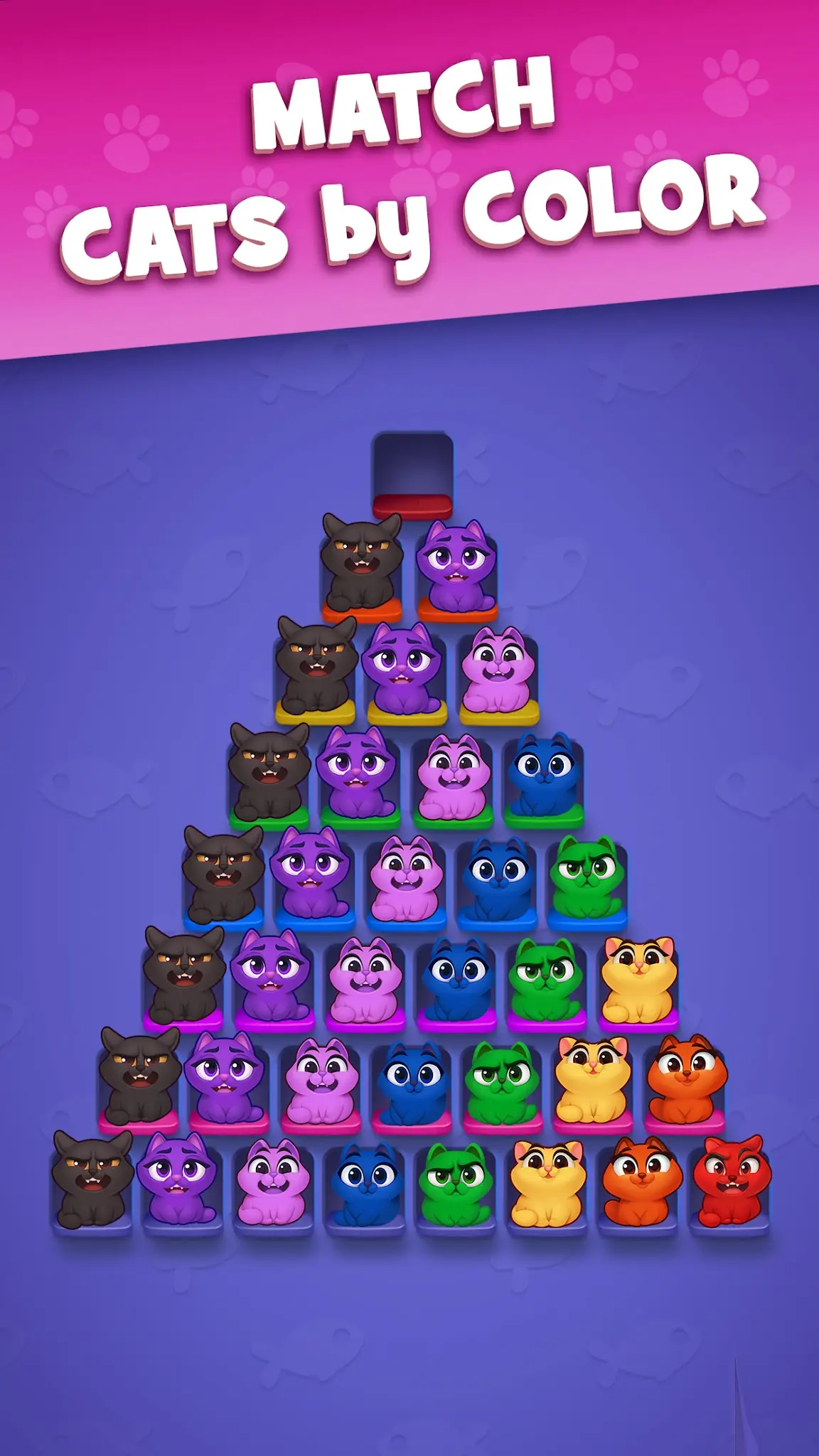 لقطة شاشة Kitty Sort: Twisted Tails %د