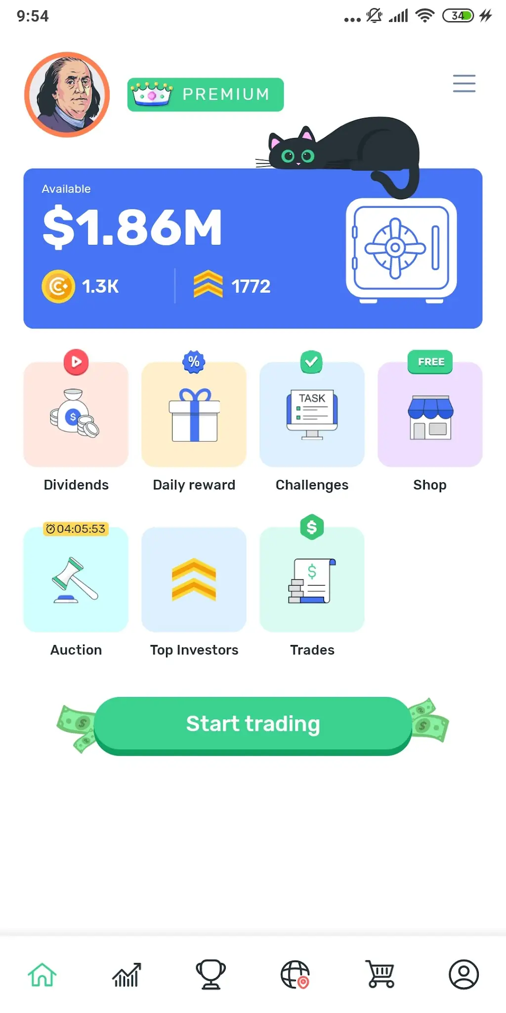 Скріншот Cryptomania —Trading Simulator 1
